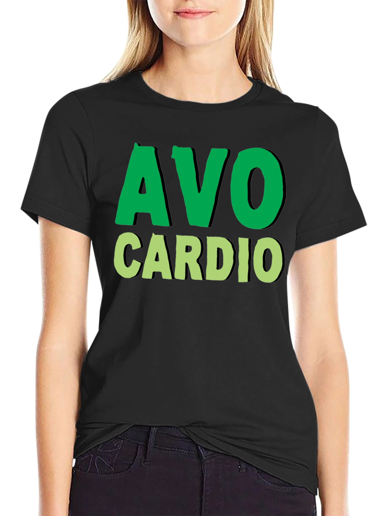 Avo Cardio T-Shirt - Fitness & Avocado Lover Tee