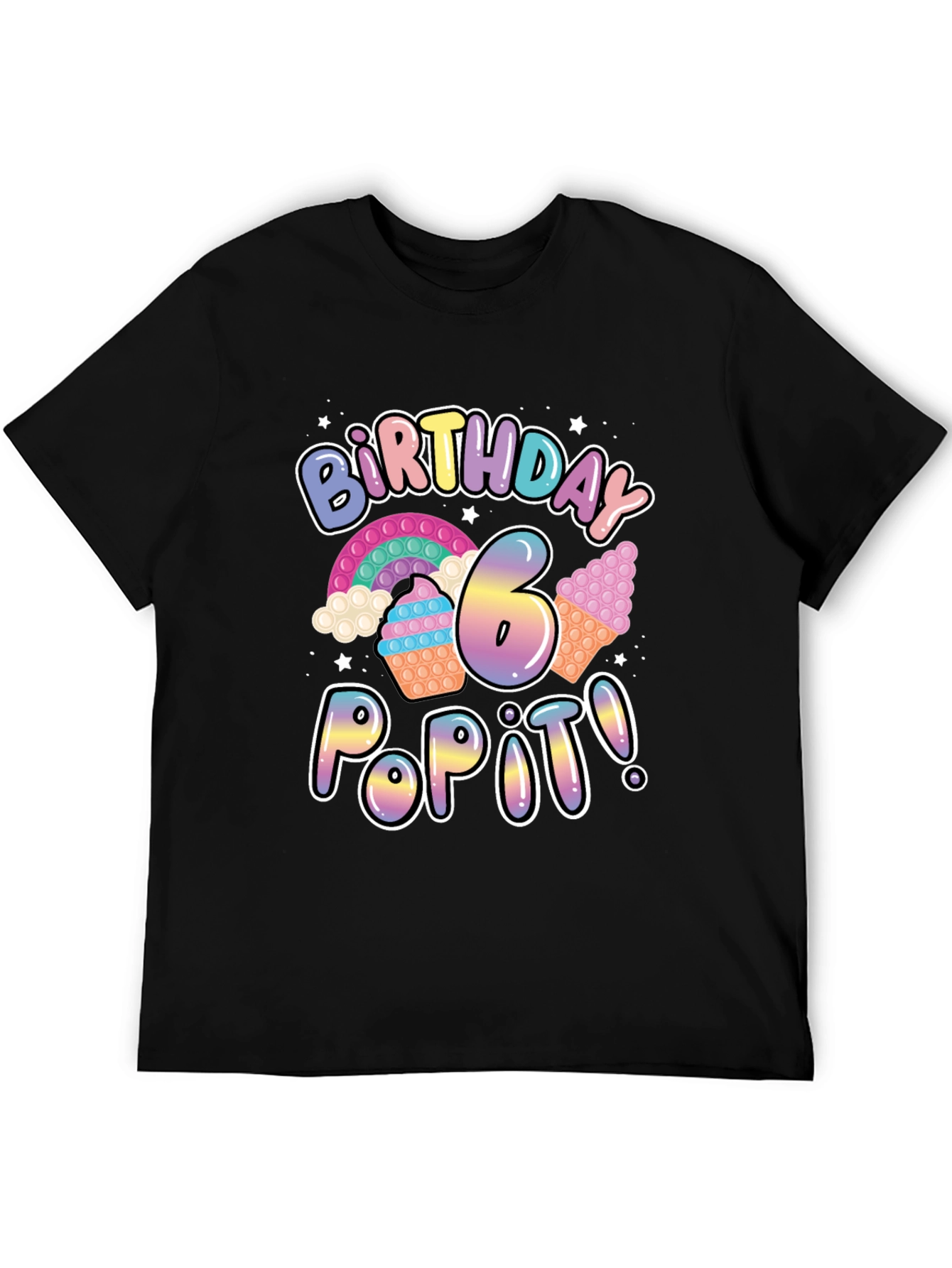 Birthday 6 Pop It T-Shirt