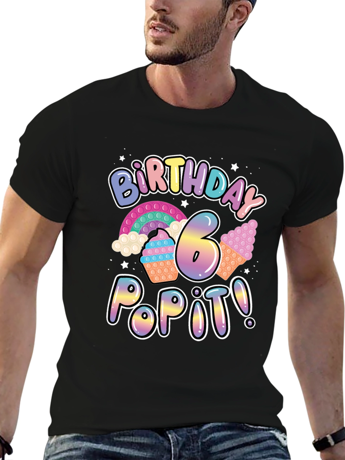 Birthday 6 Pop It T-Shirt