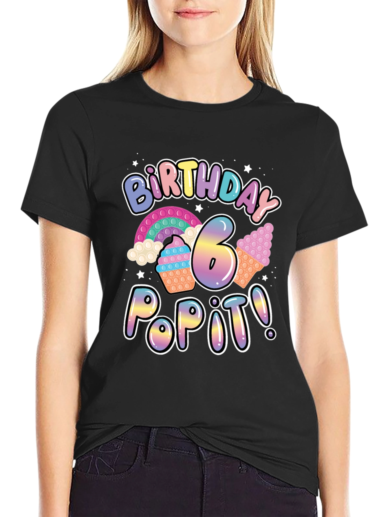Birthday 6 Pop It T-Shirt