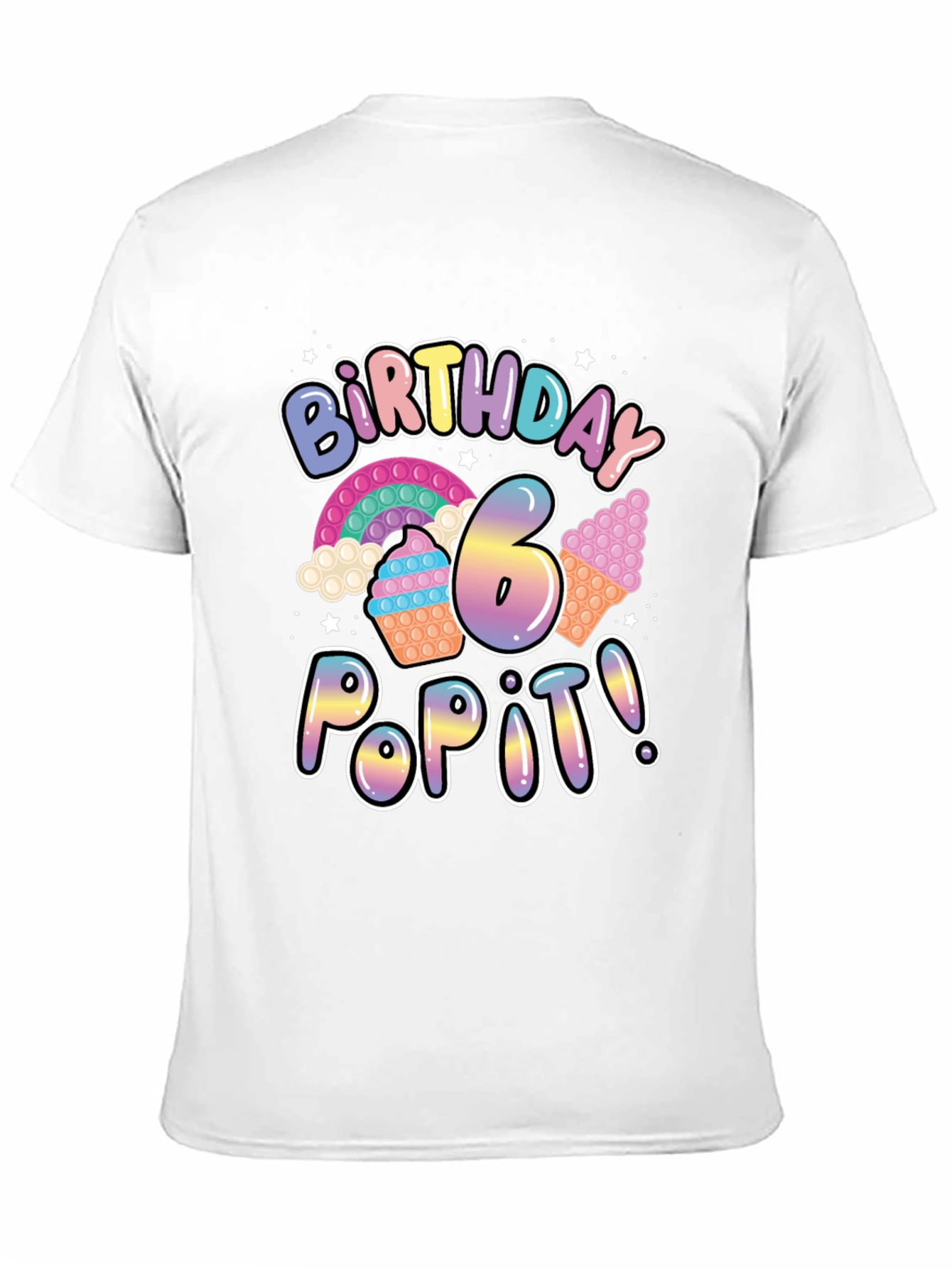Birthday 6 Pop It T-Shirt
