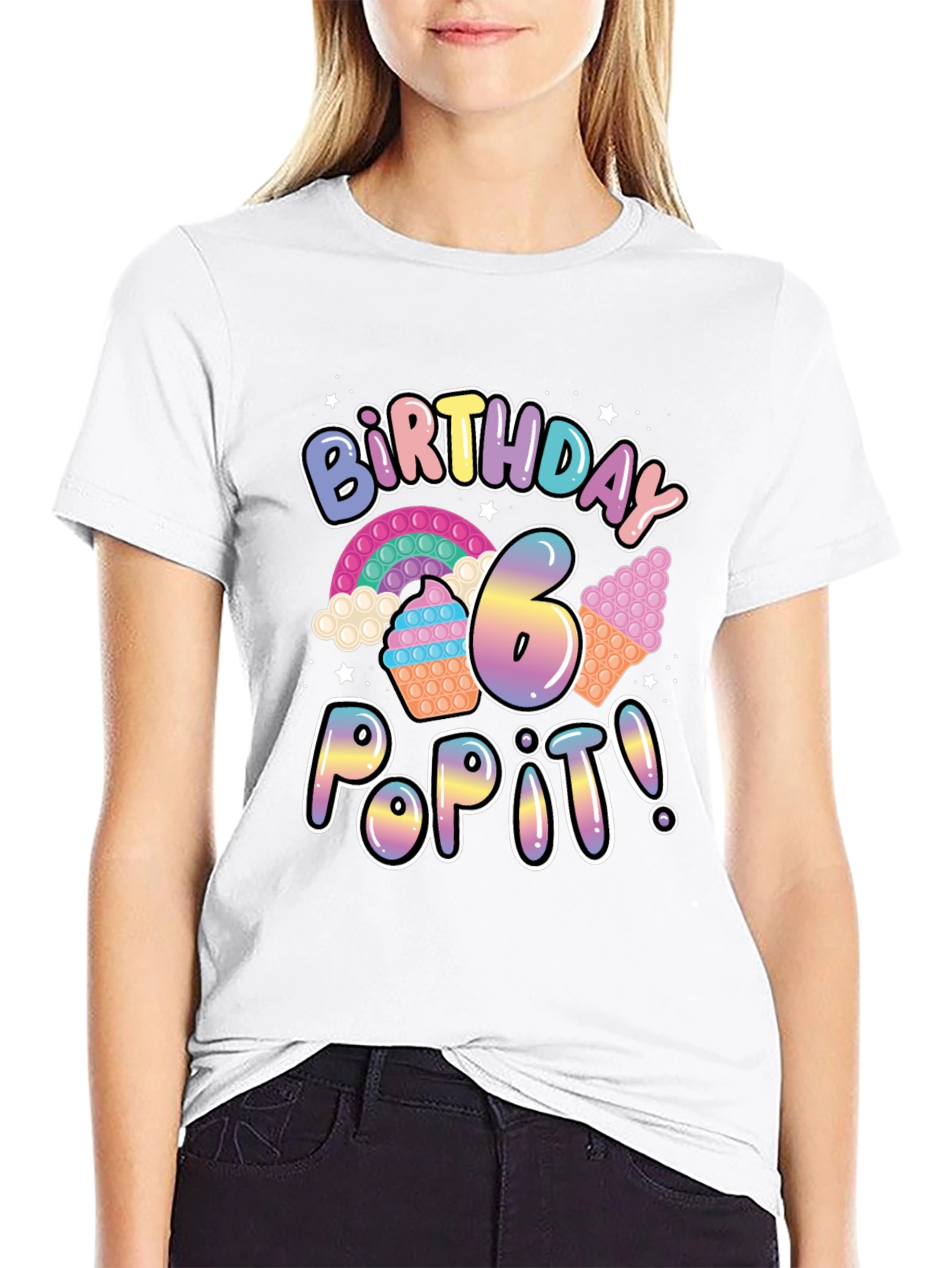 Birthday 6 Pop It T-Shirt