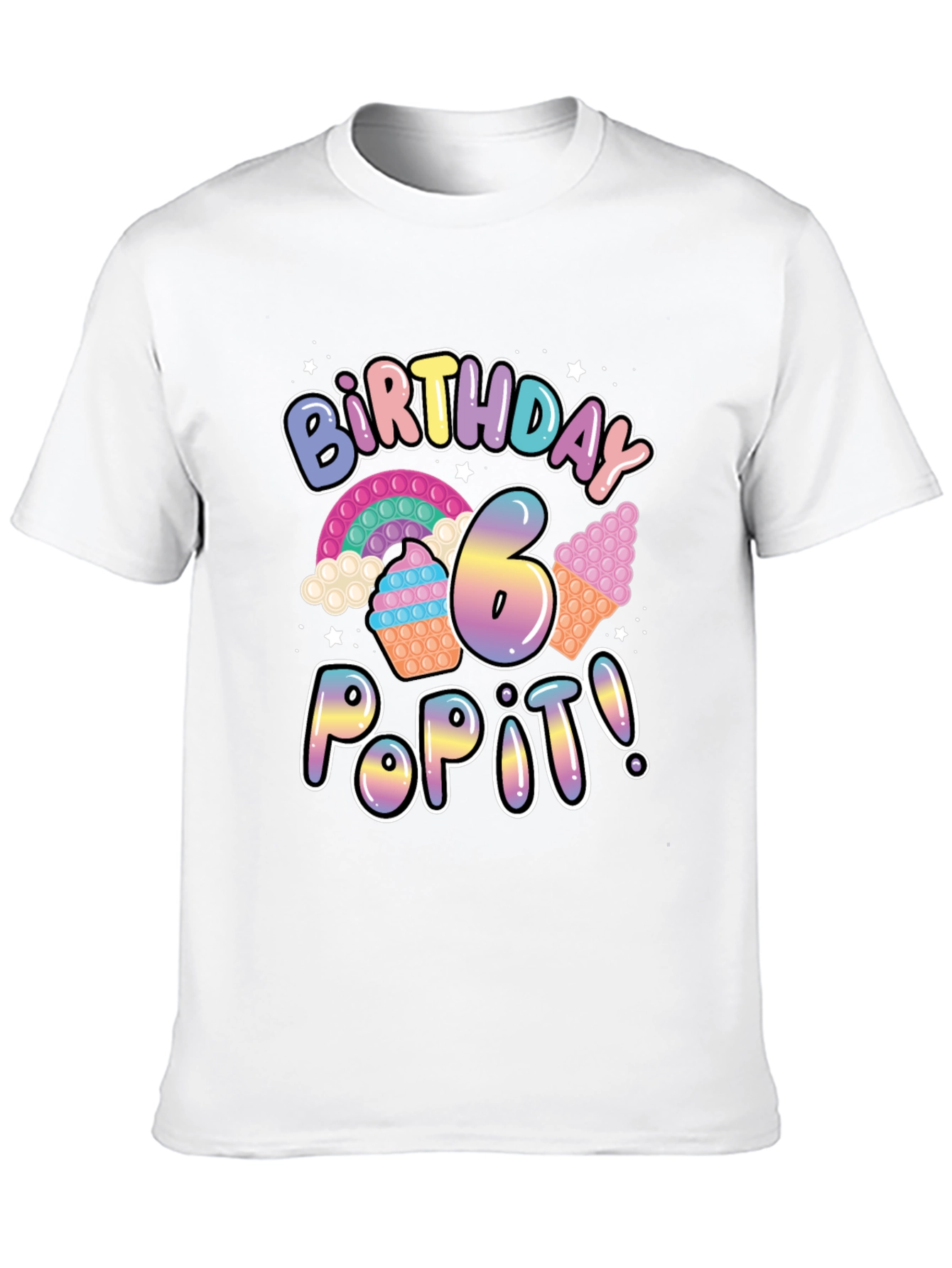 Birthday 6 Pop It T-Shirt