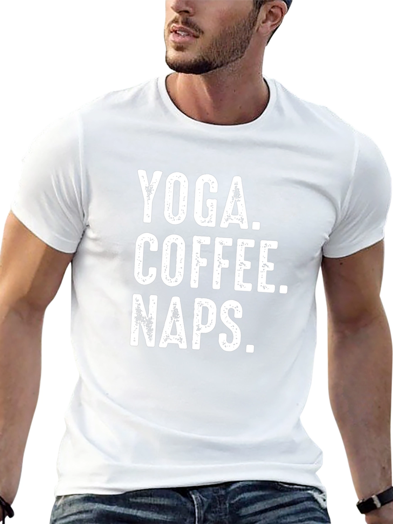 Yoga Coffee Naps T-Shirt - Relax & Recharge