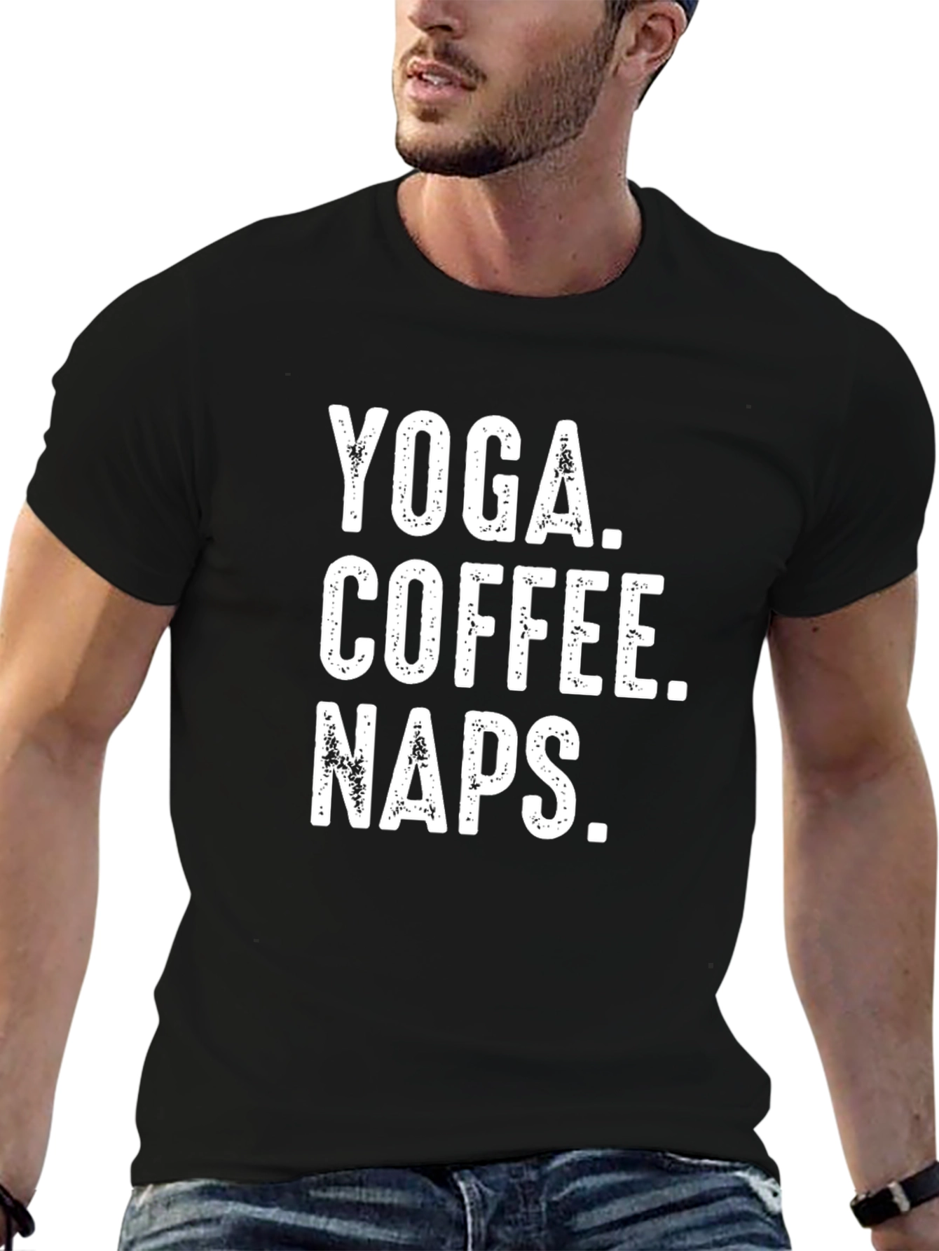 Yoga Coffee Naps T-Shirt - Relax & Recharge