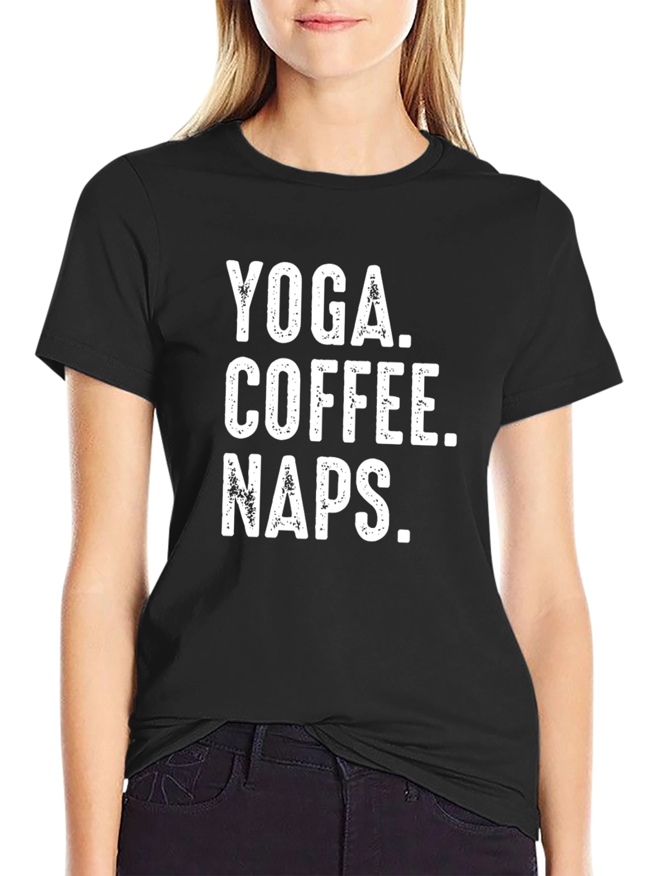 Yoga Coffee Naps T-Shirt - Relax & Recharge