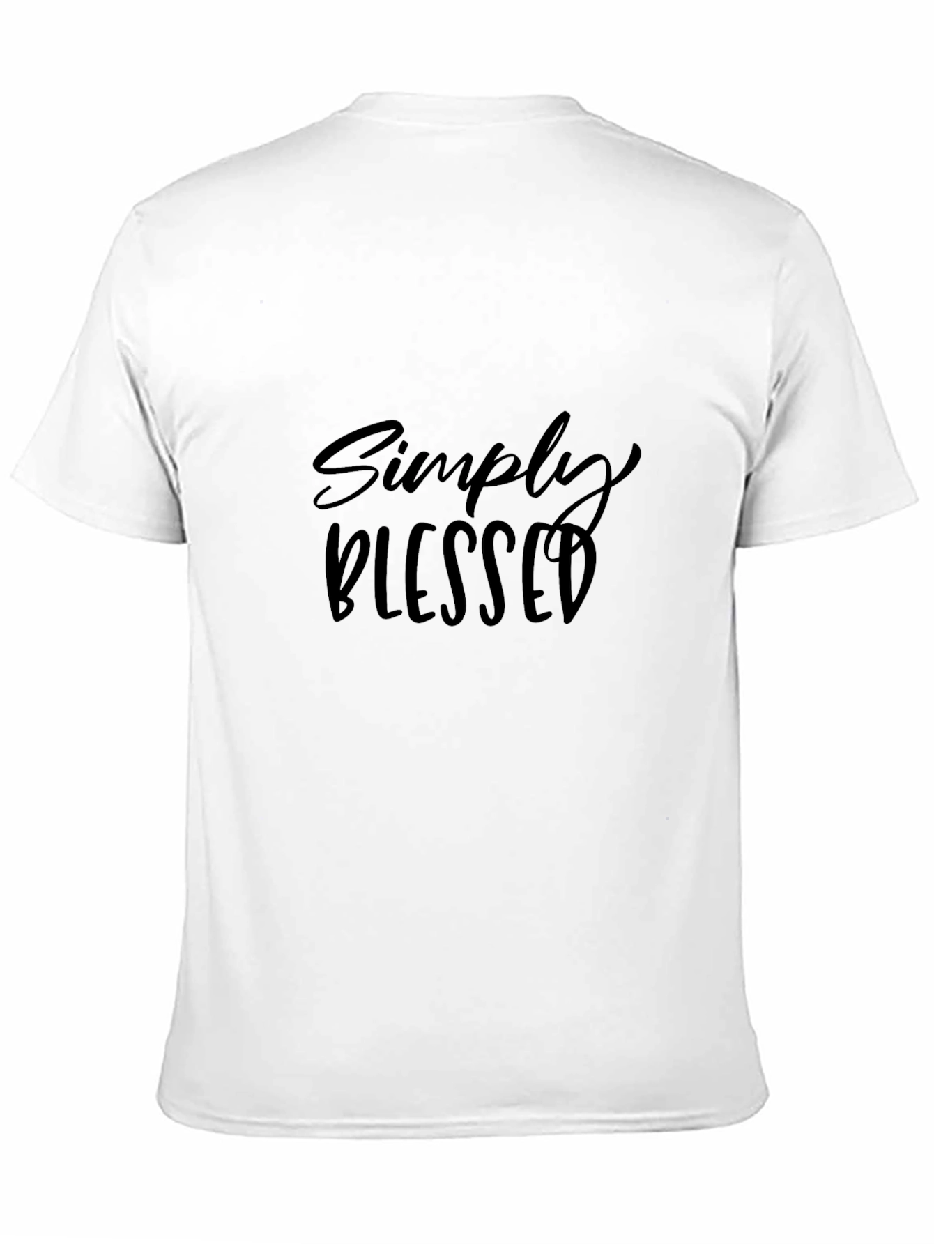 Simply Blessed Black Graphic T-Shirt