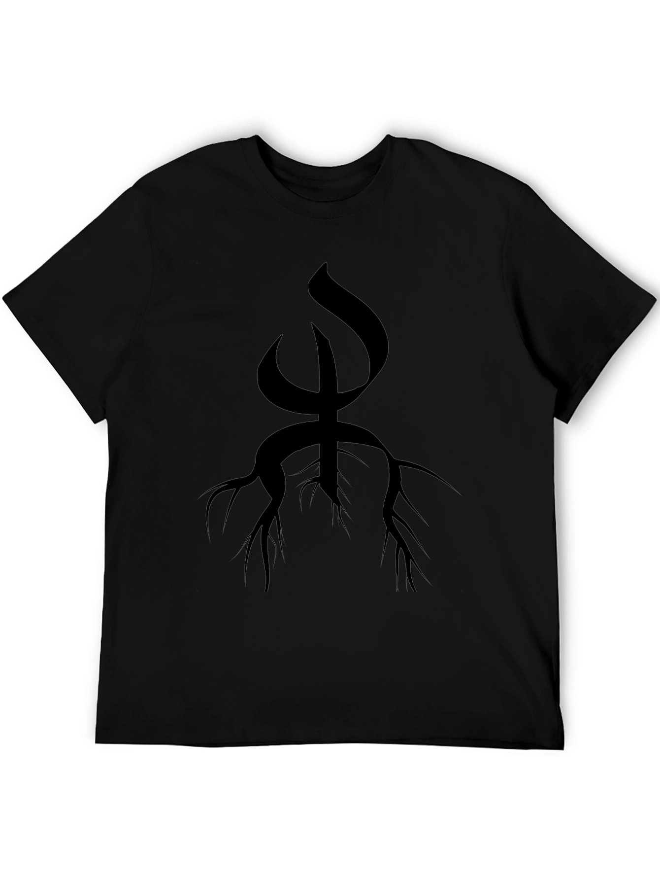 Symbolic Black Graphic Tee - Unique Design