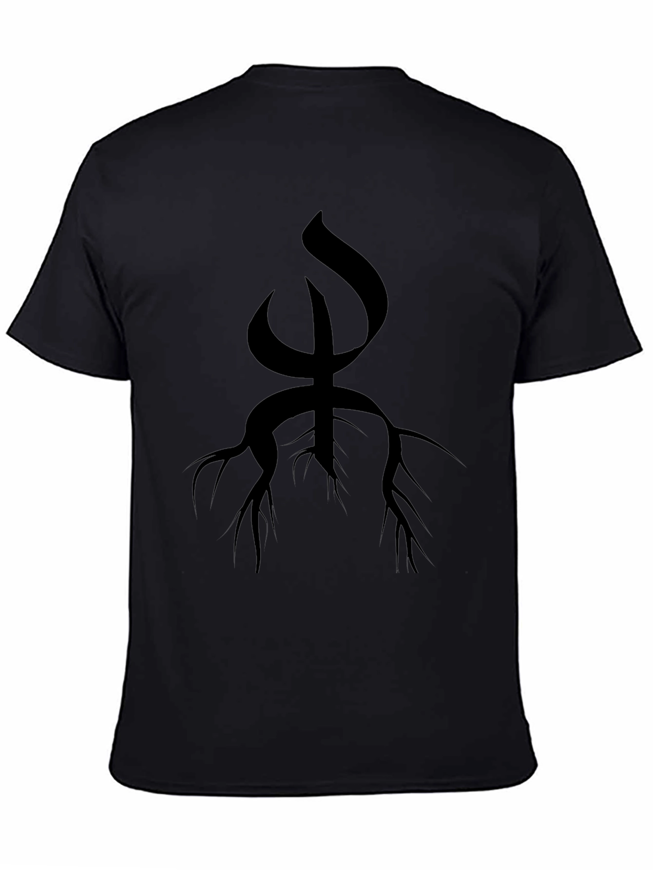 Symbolic Black Graphic Tee - Unique Design