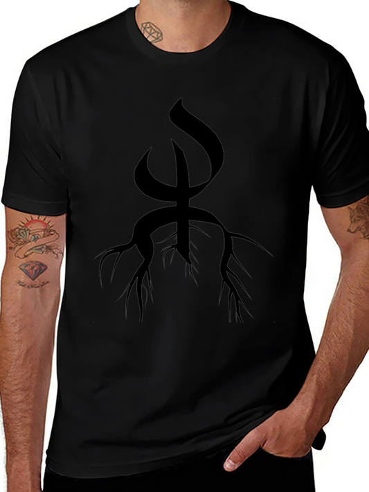 Symbolic Black Graphic Tee - Unique Design