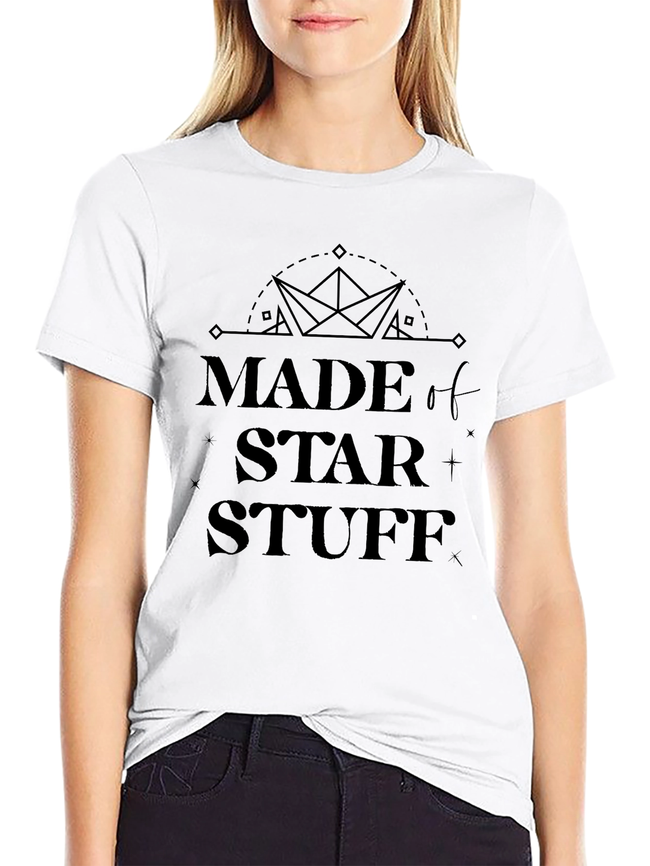 Made of Star Stuff Black Graphic Tee
