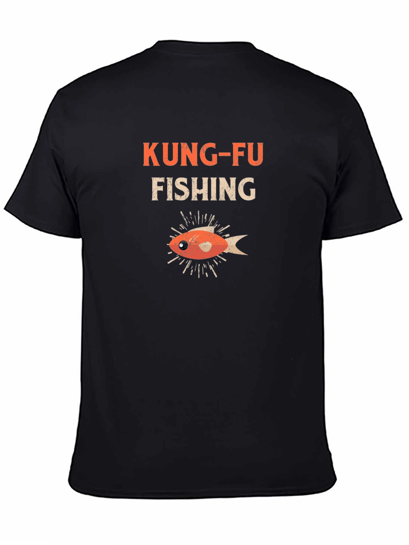 Kung-Fu Fishing Graphic Tee - Unique Style!