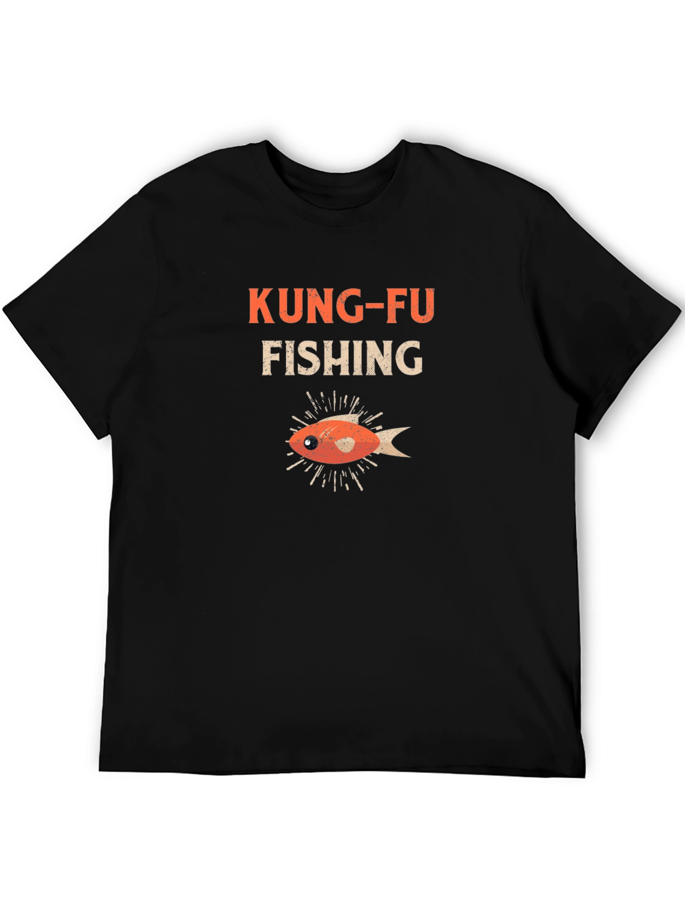 Kung-Fu Fishing Graphic Tee - Unique Style!
