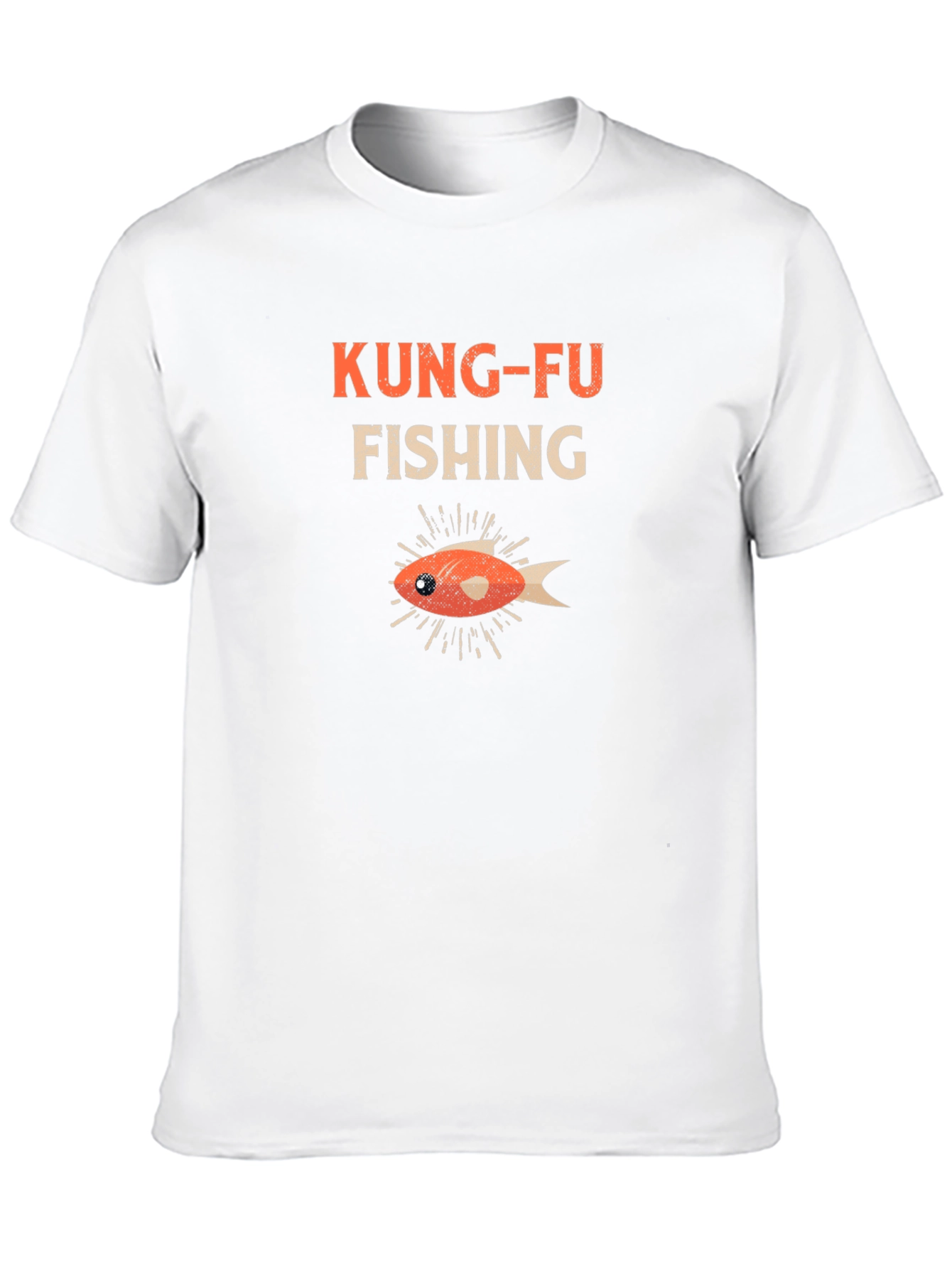 Kung-Fu Fishing Graphic Tee - Unique Style!