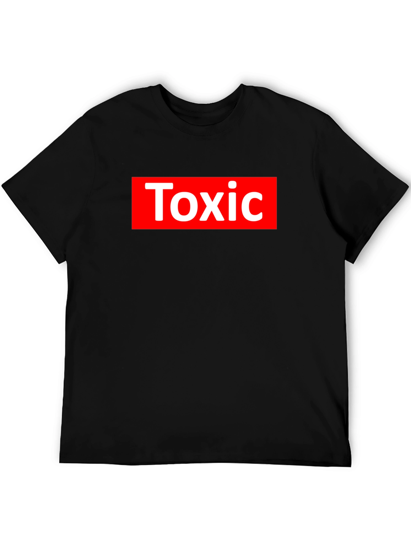 Toxic Graphic Tee - Street Style Black T-Shirt