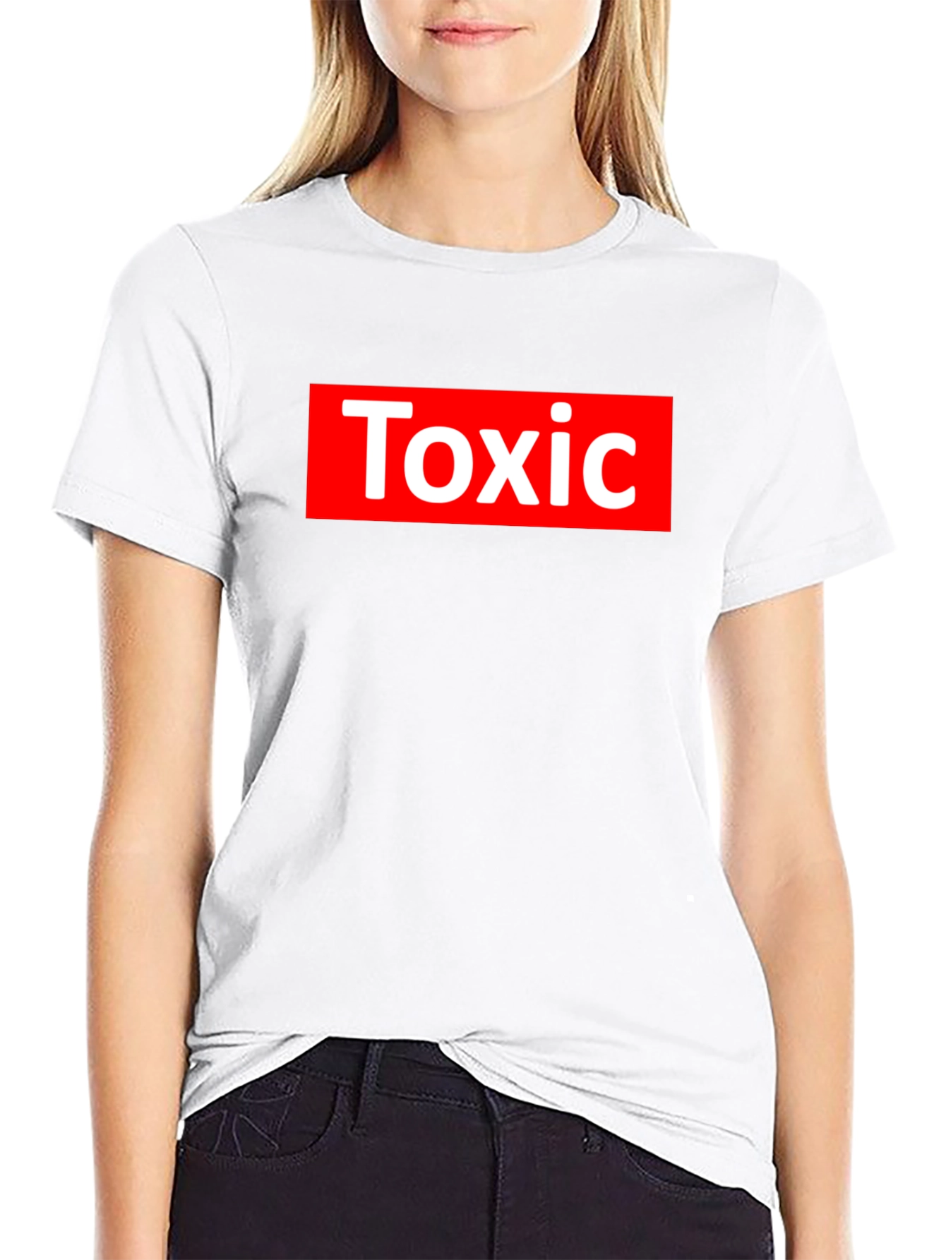 Toxic Graphic Tee - Street Style Black T-Shirt