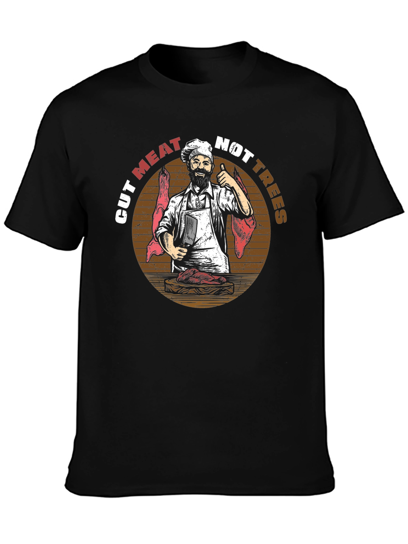 Cut Meat Not Trees Graphic Tee