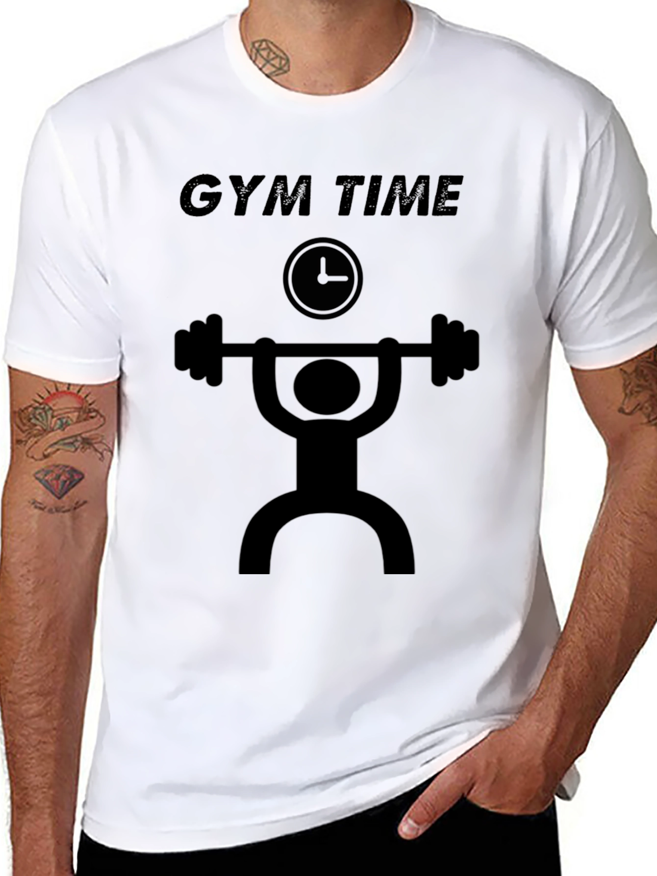 Gym Time Workout Graphic Tee