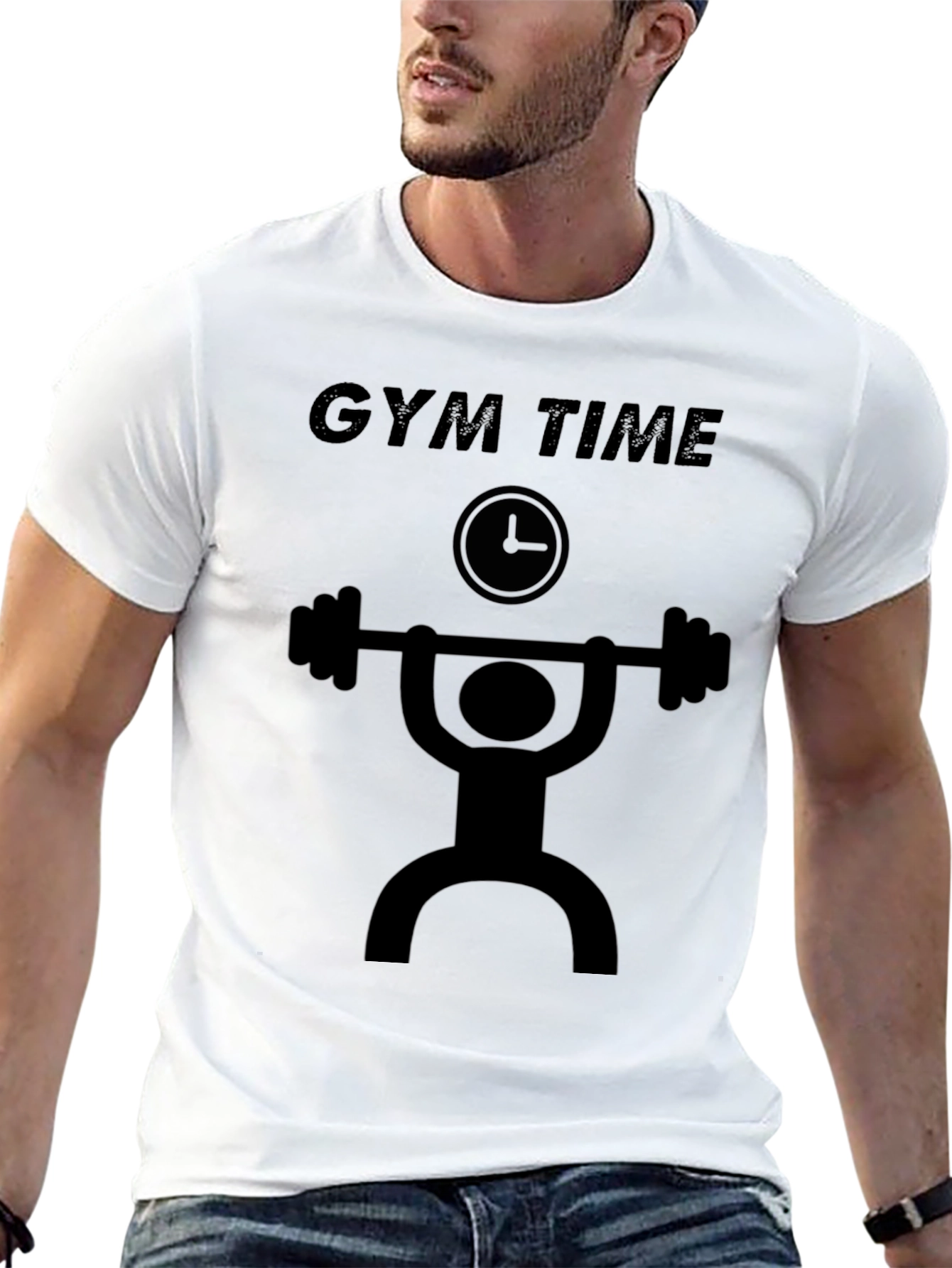 Gym Time Workout Graphic Tee