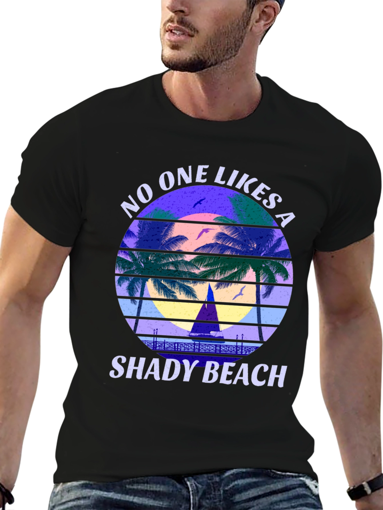 Shady Beach Graphic Tee