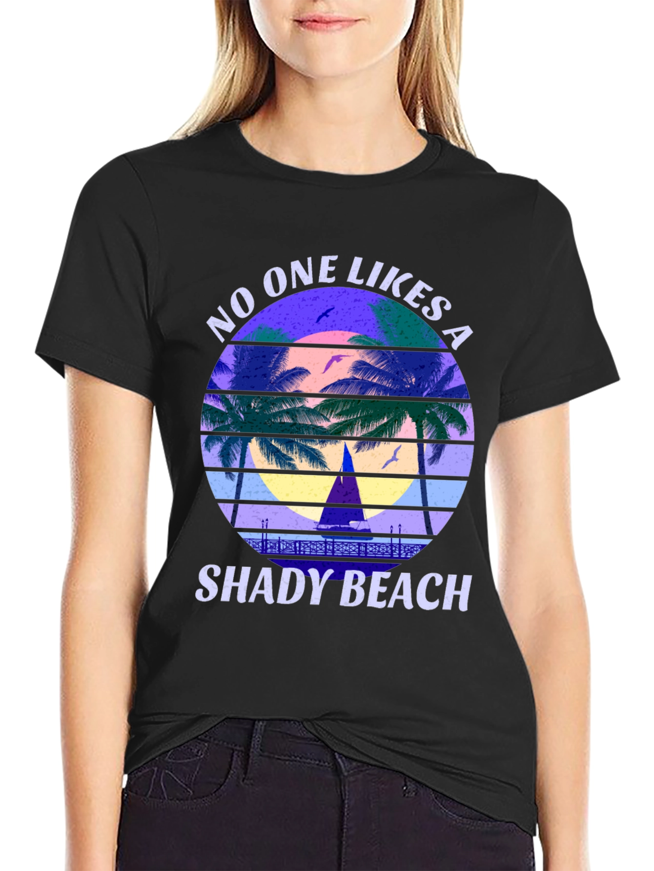 Shady Beach Graphic Tee