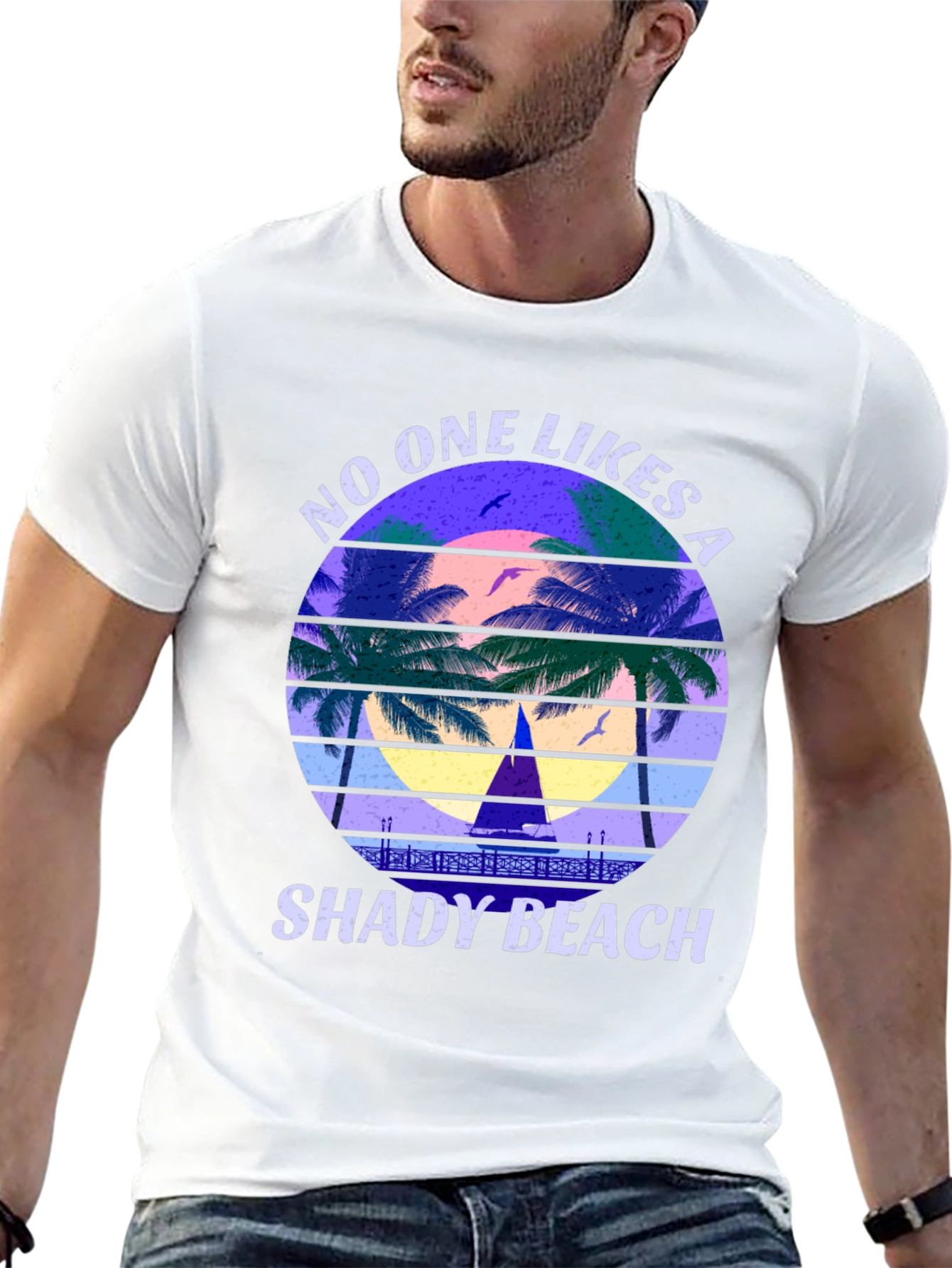 Shady Beach Graphic Tee