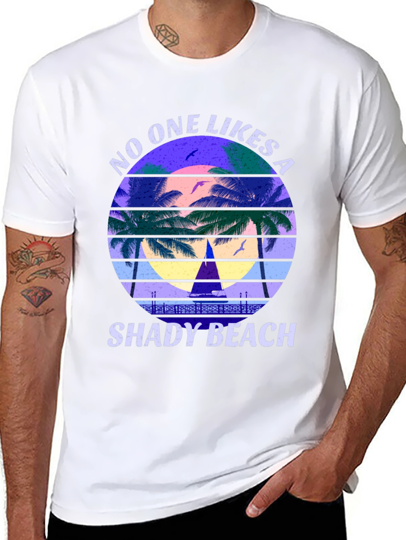 Shady Beach Graphic Tee