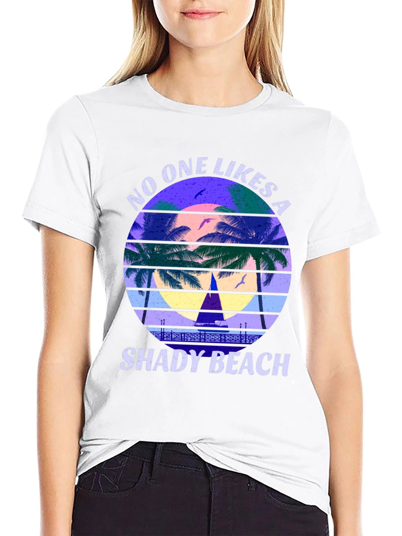 Shady Beach Graphic Tee
