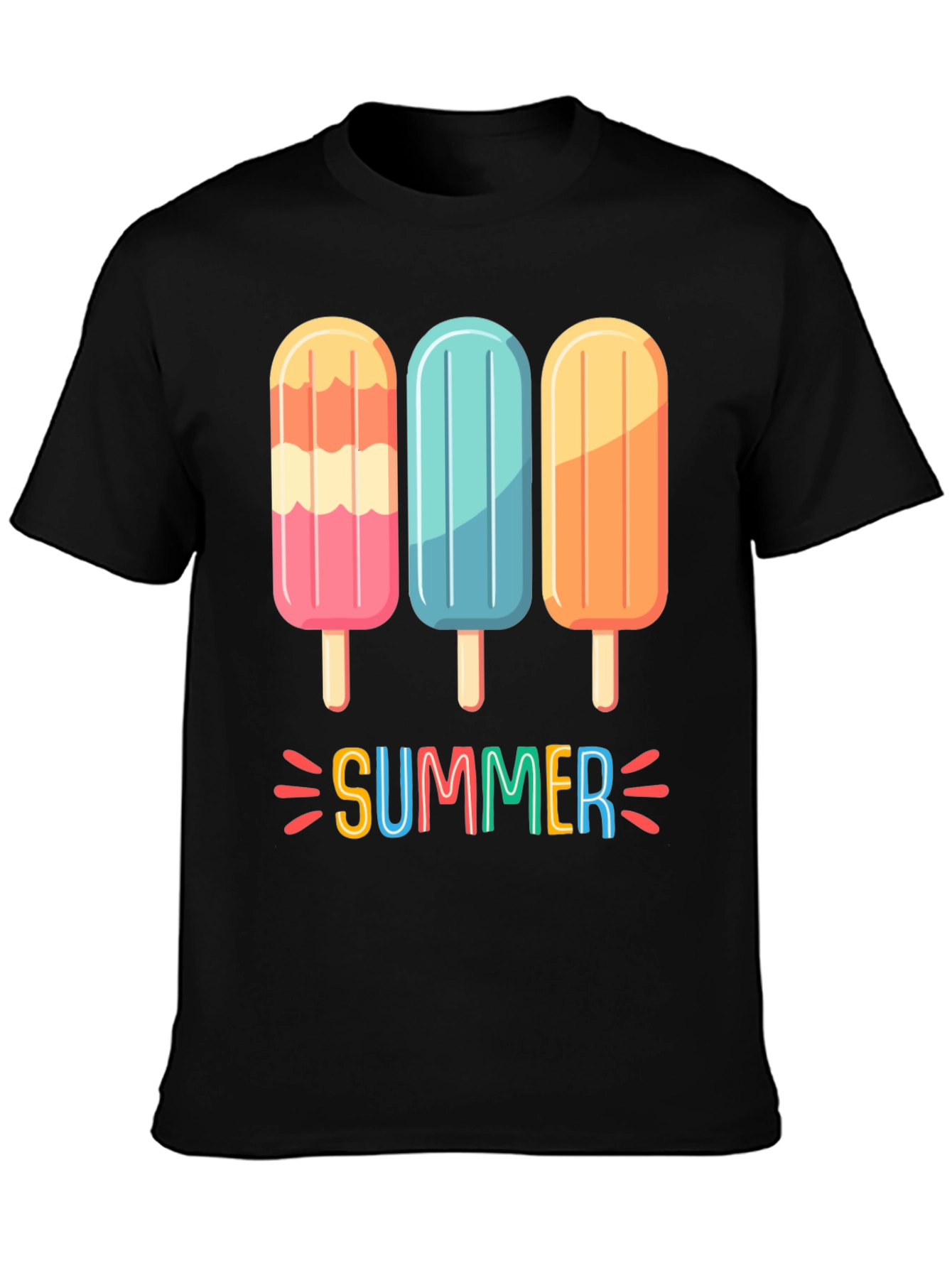 Summer Popsicle Graphic T-Shirt