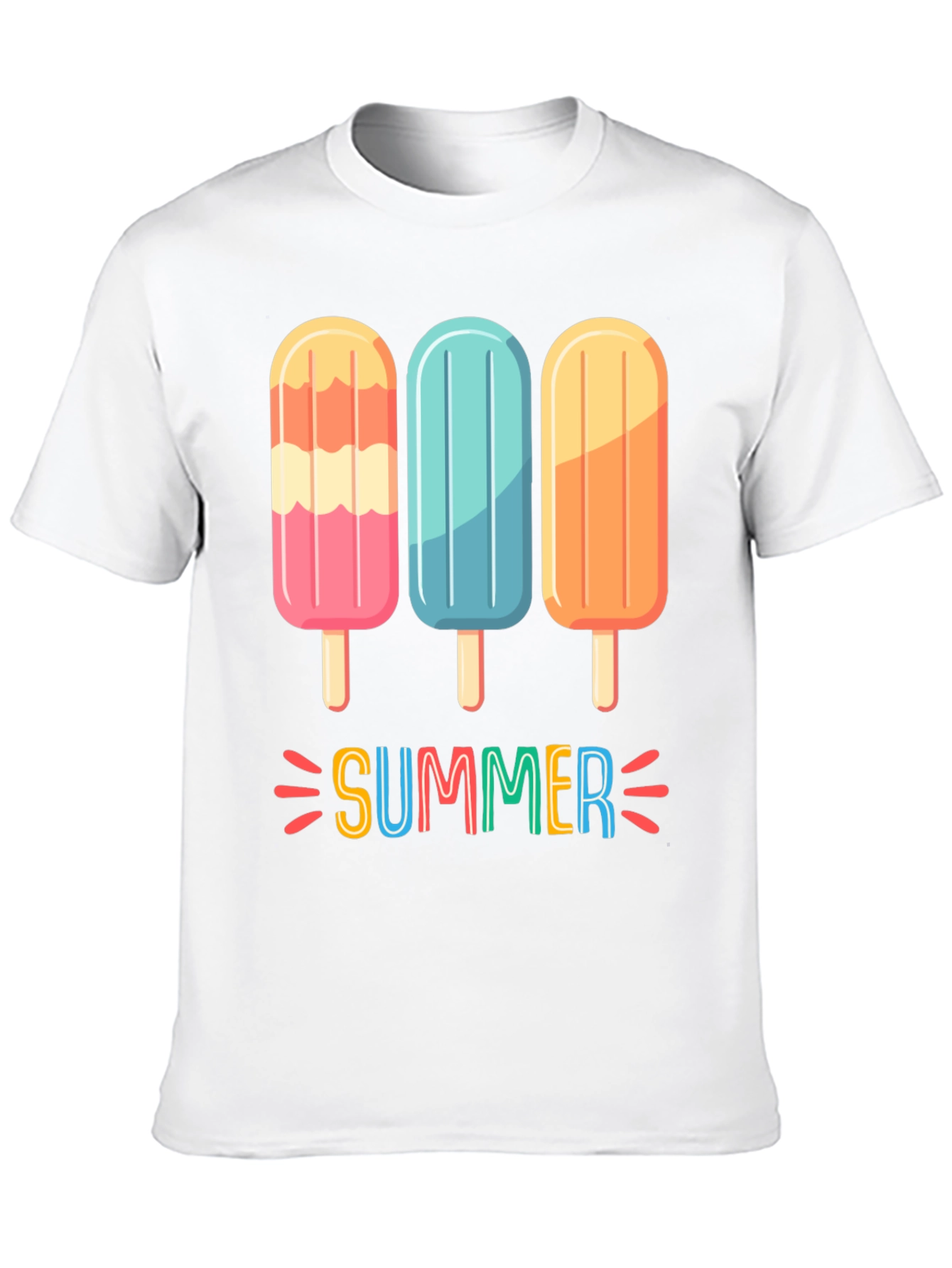 Summer Popsicle Graphic T-Shirt
