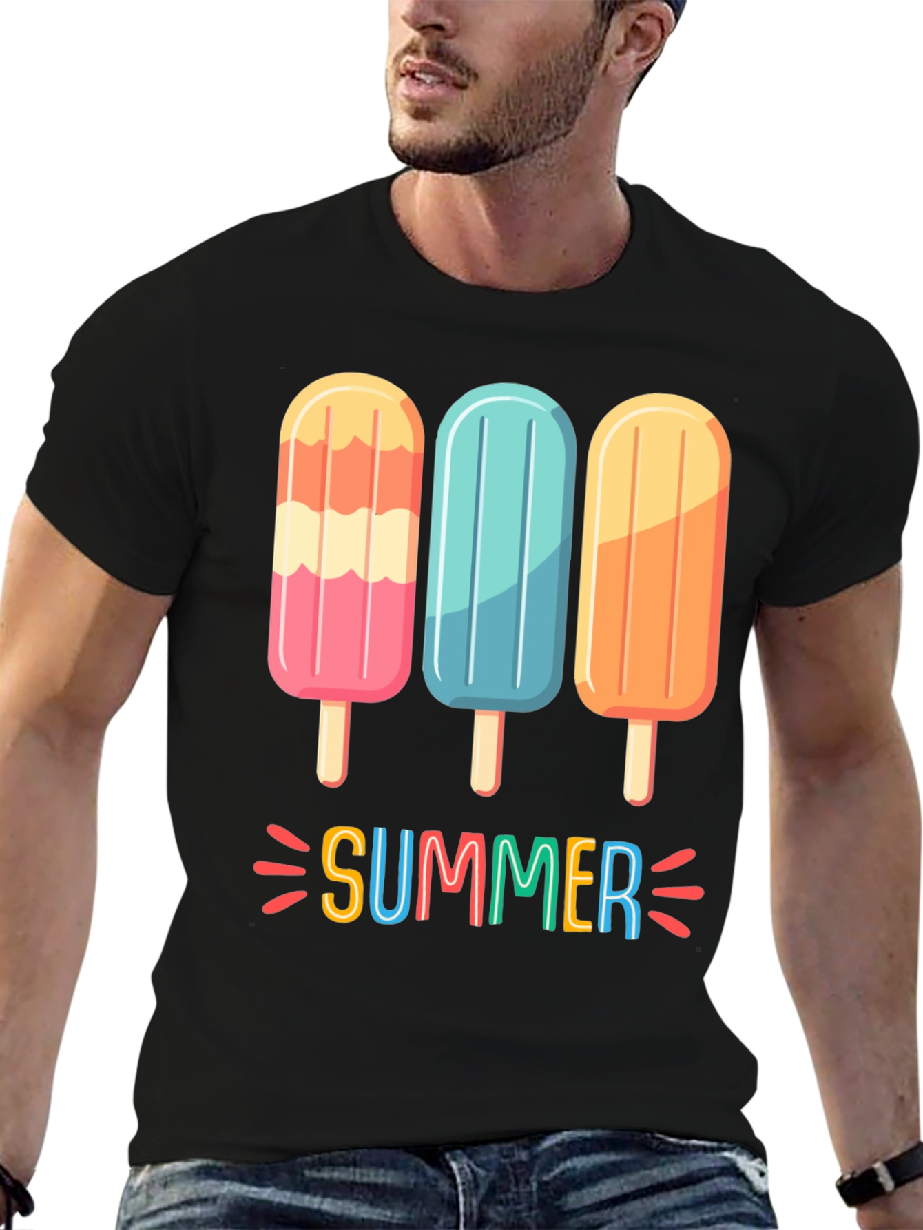 Summer Popsicle Graphic T-Shirt