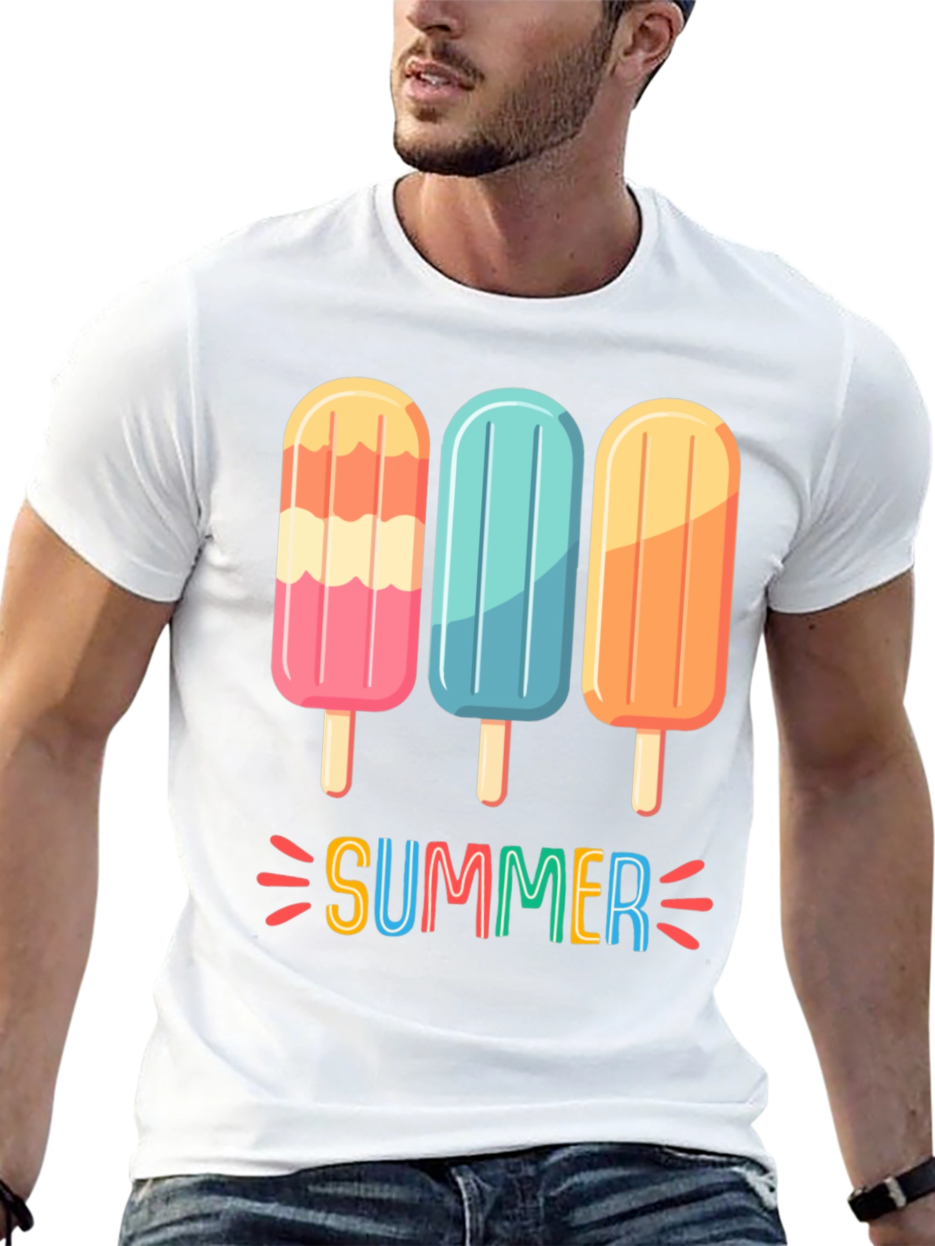 Summer Popsicle Graphic T-Shirt