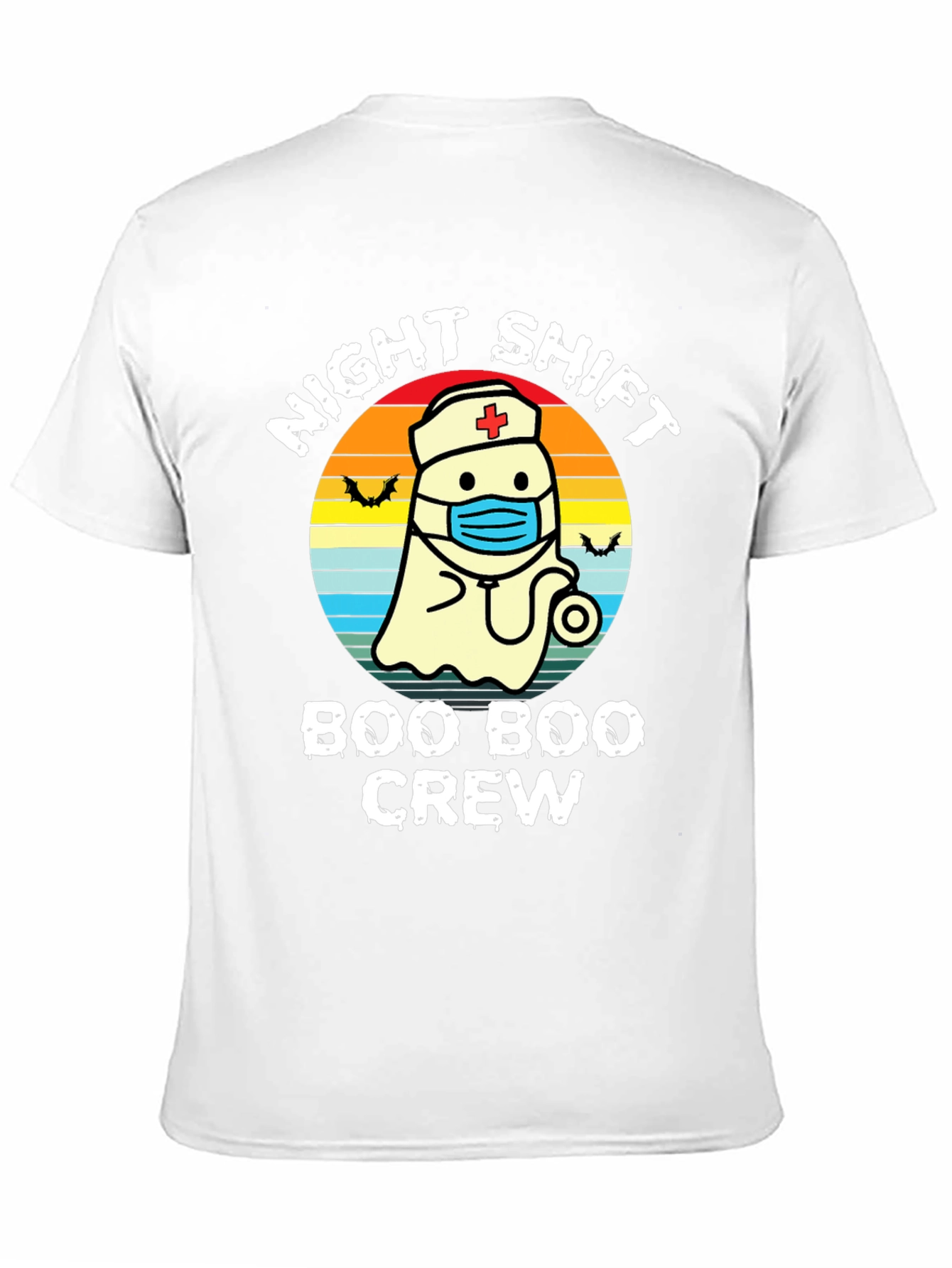 Night Shift Boo Boo Crew Nurse Ghost T-Shirt