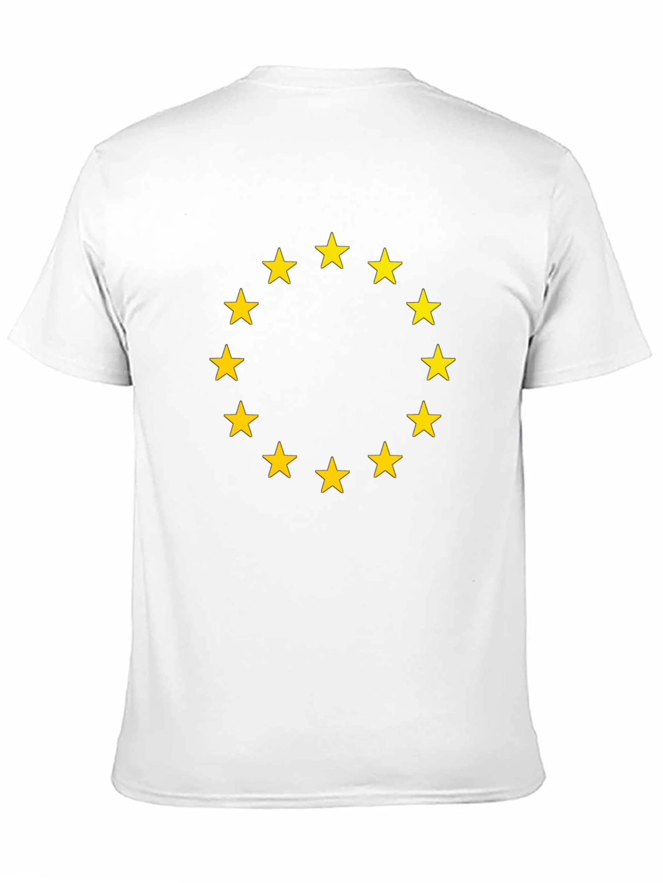 EU Stars Black T-Shirt - Euro Pride Apparel