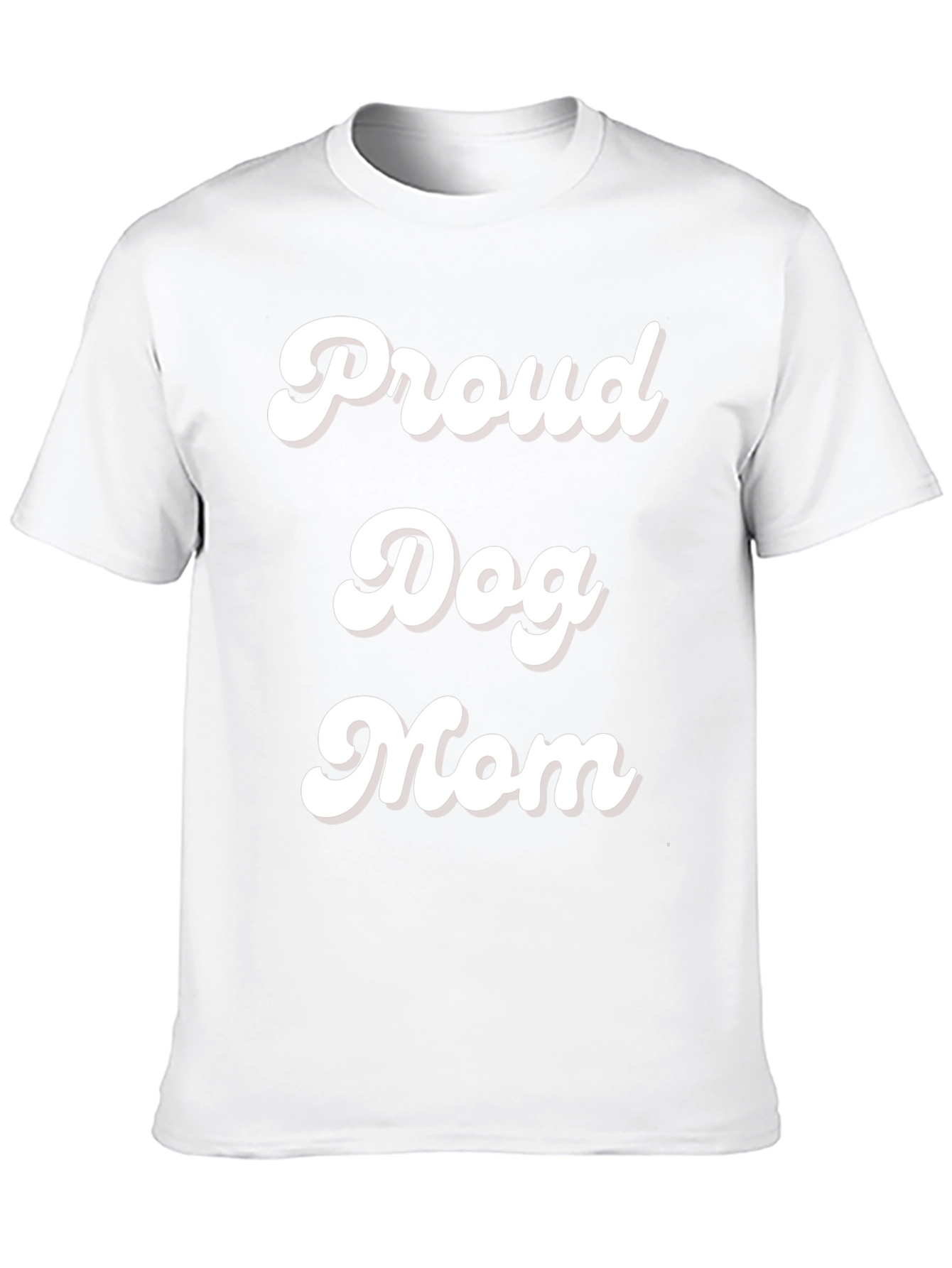 Proud Dog Mom Black T-Shirt