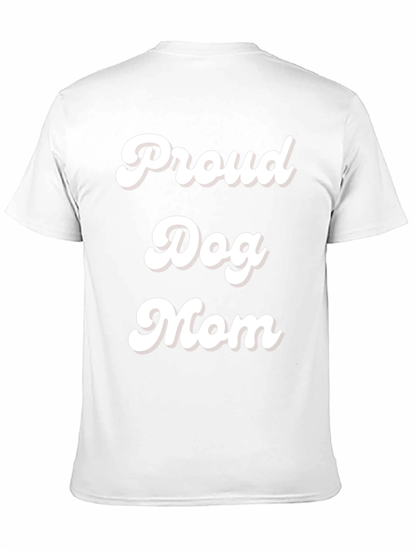 Proud Dog Mom Black T-Shirt