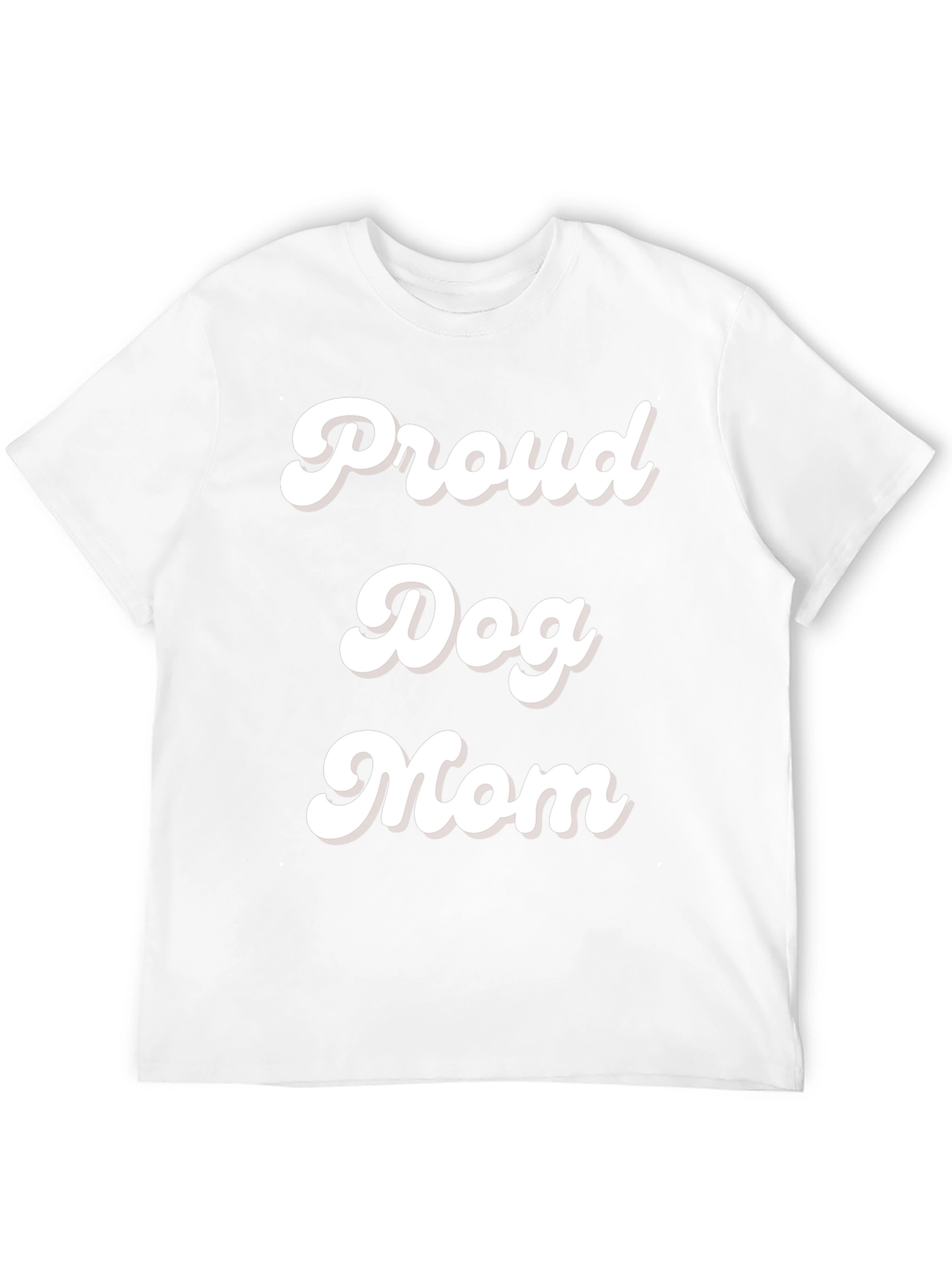 Proud Dog Mom Black T-Shirt