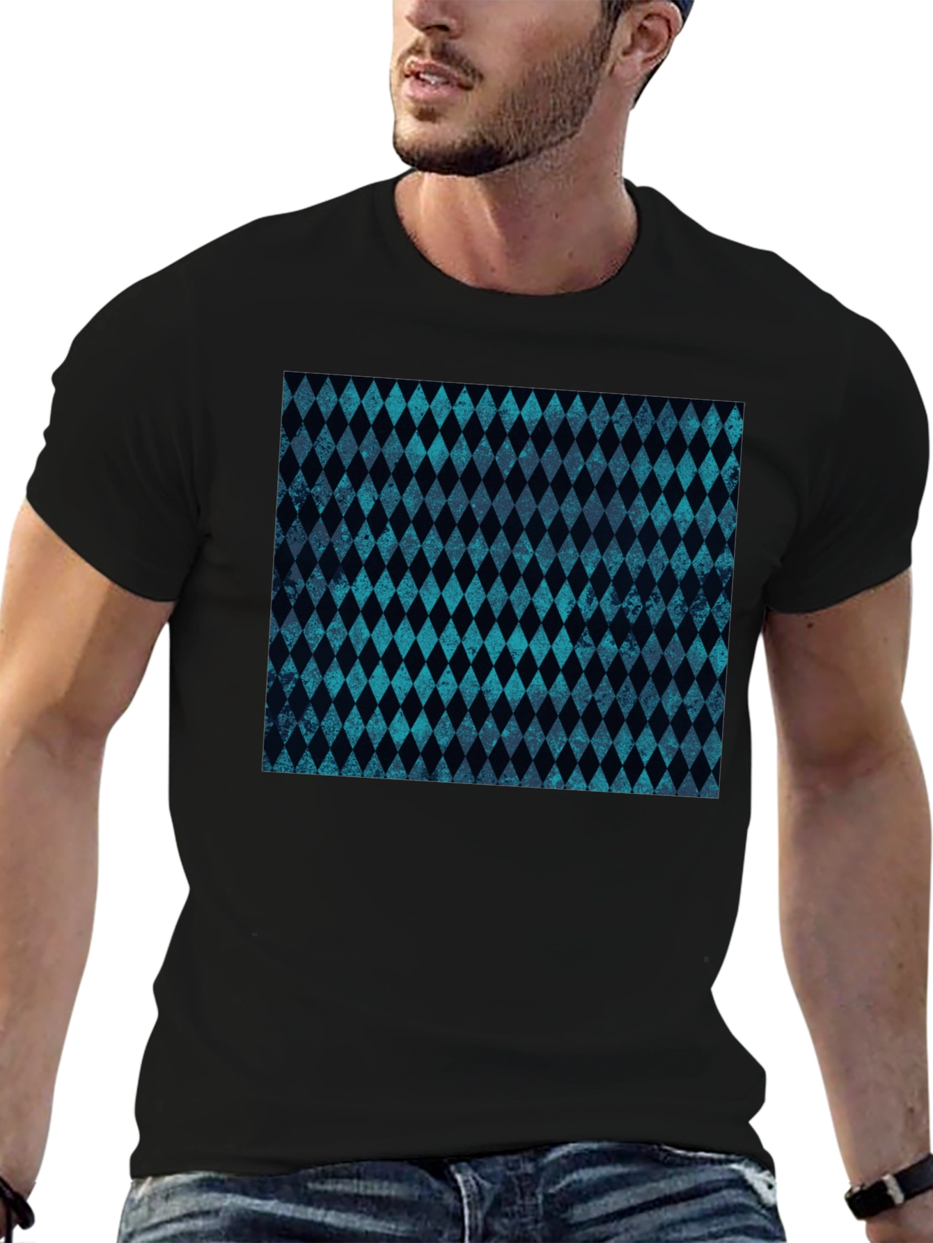 Diamond Pattern T-Shirt