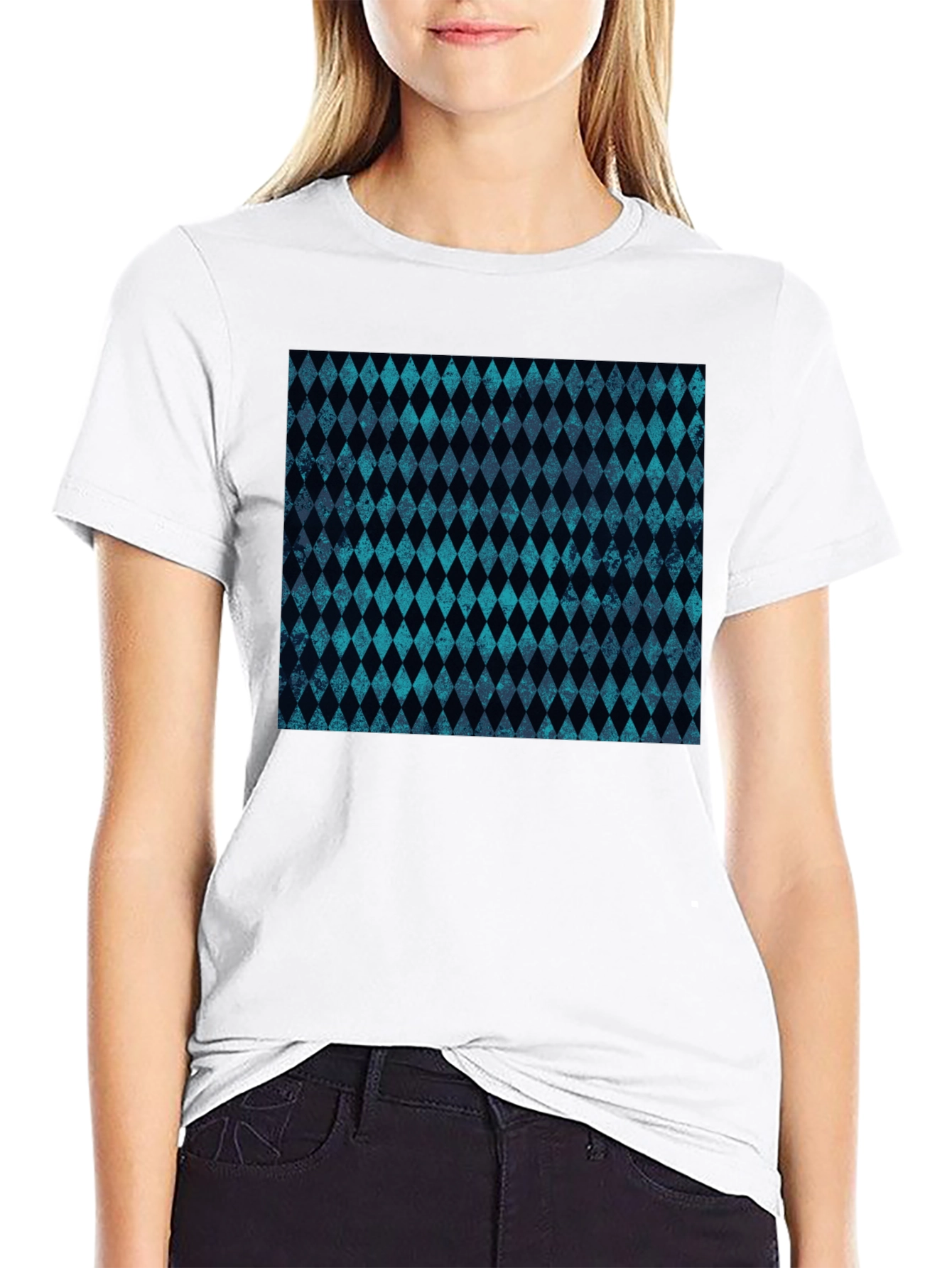 Diamond Pattern T-Shirt