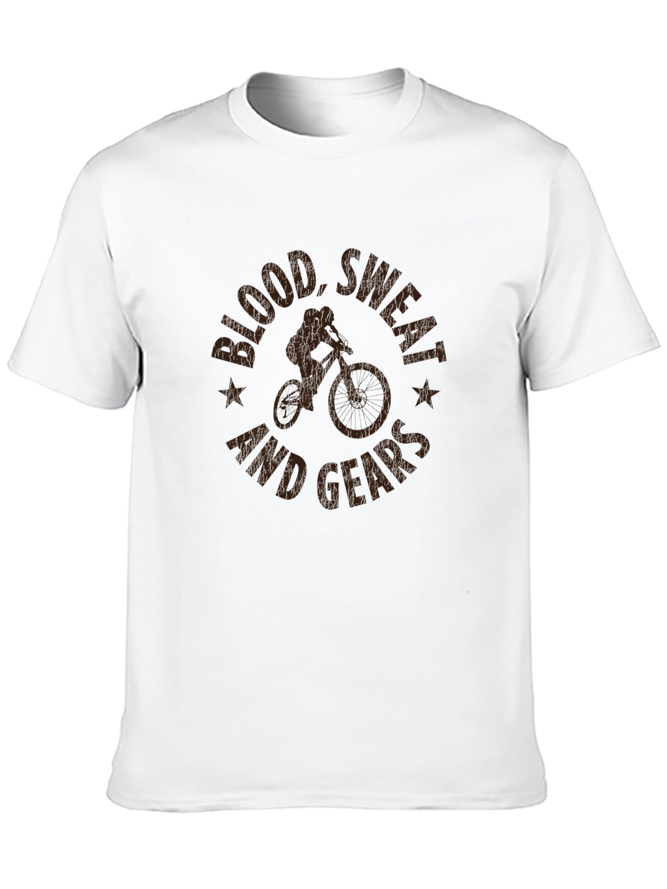 Blood Sweat and Gears Mountain Biking T-Shirt