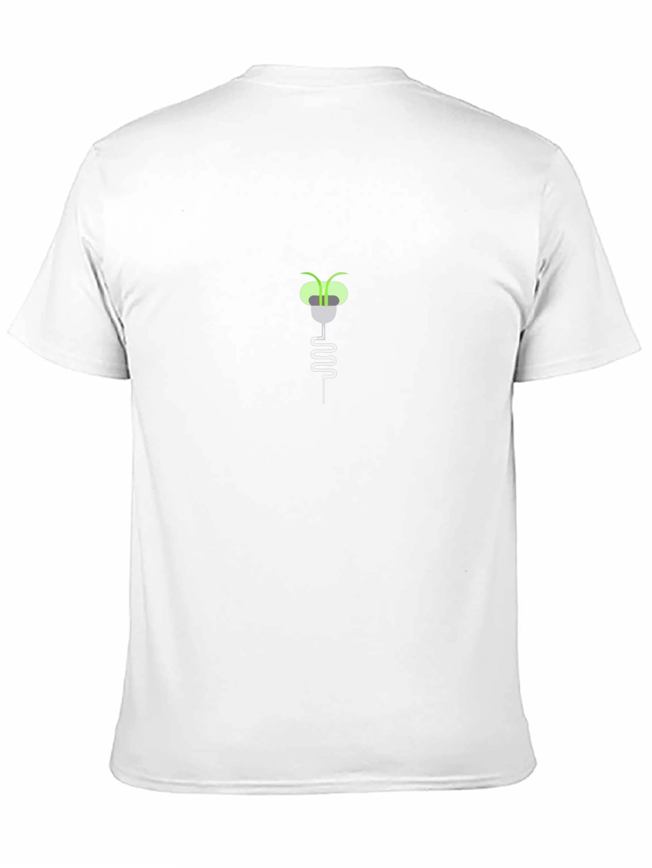 Eco-Friendly Plant Plug Graphic Tee - Black
