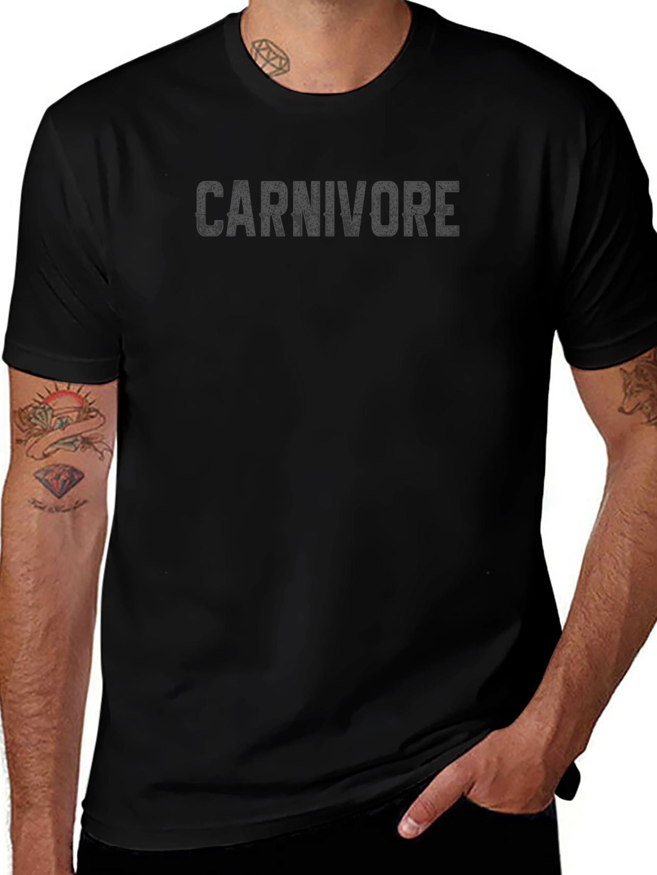 Carnivore Black T-Shirt - Mens