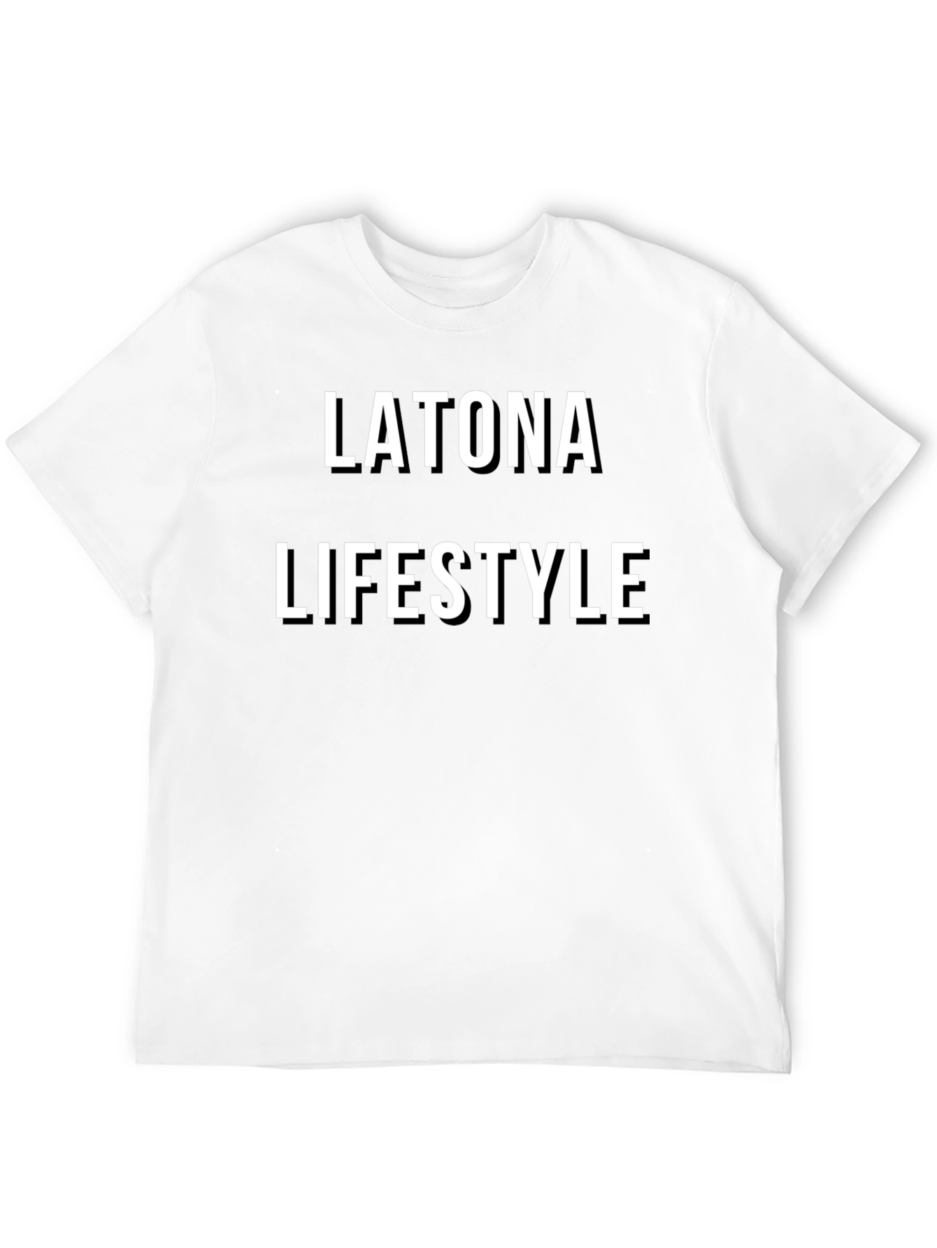 Latona Lifestyle Black T-Shirt