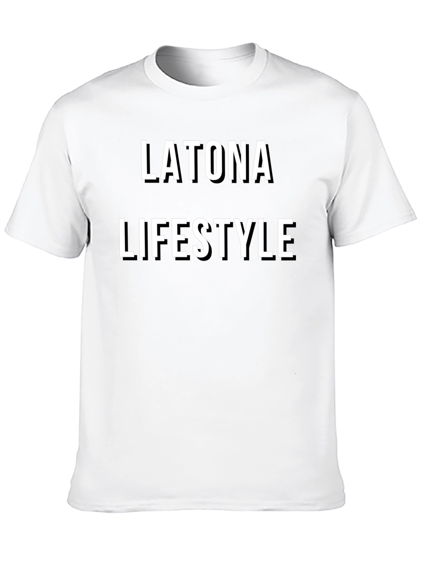 Latona Lifestyle Black T-Shirt
