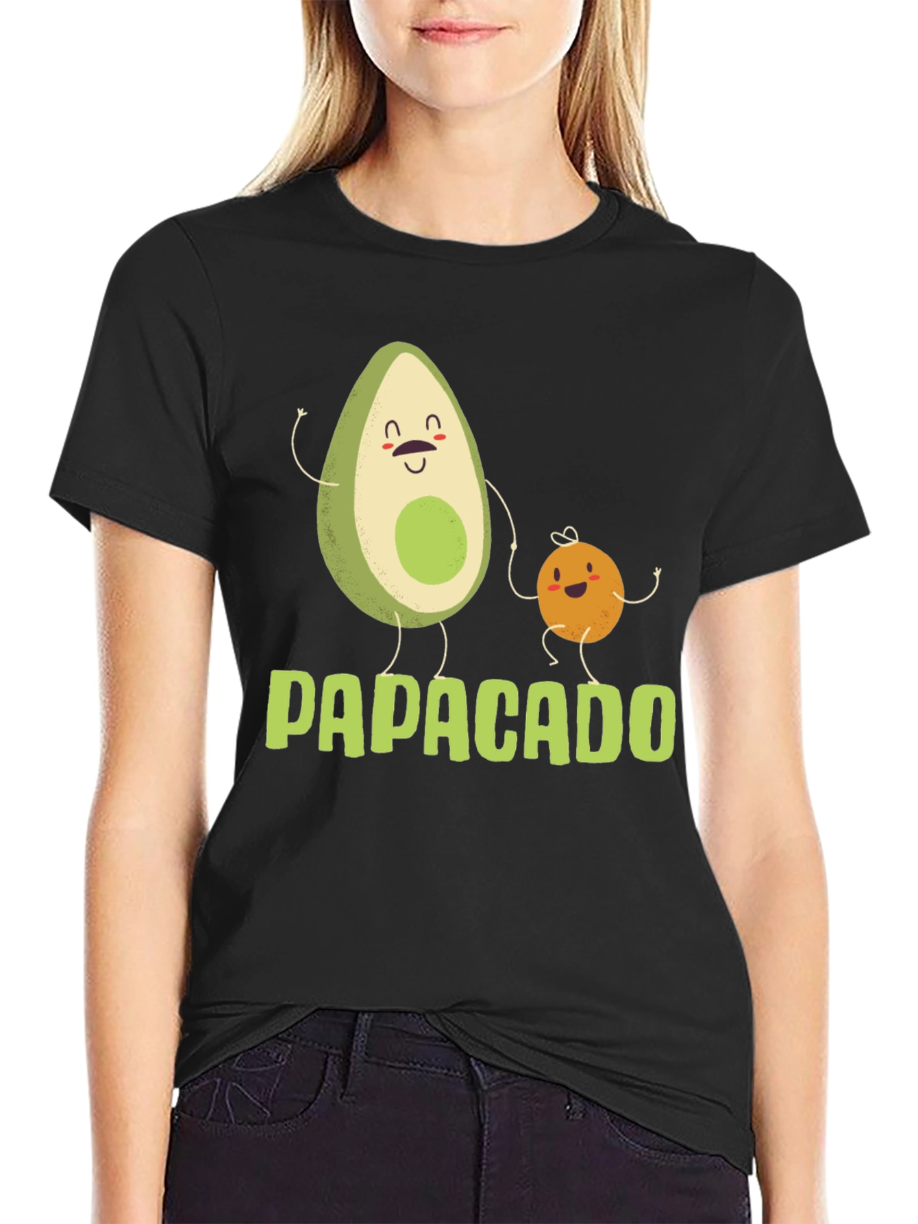 Papacado Dad & Baby Avocado Matching T-Shirt