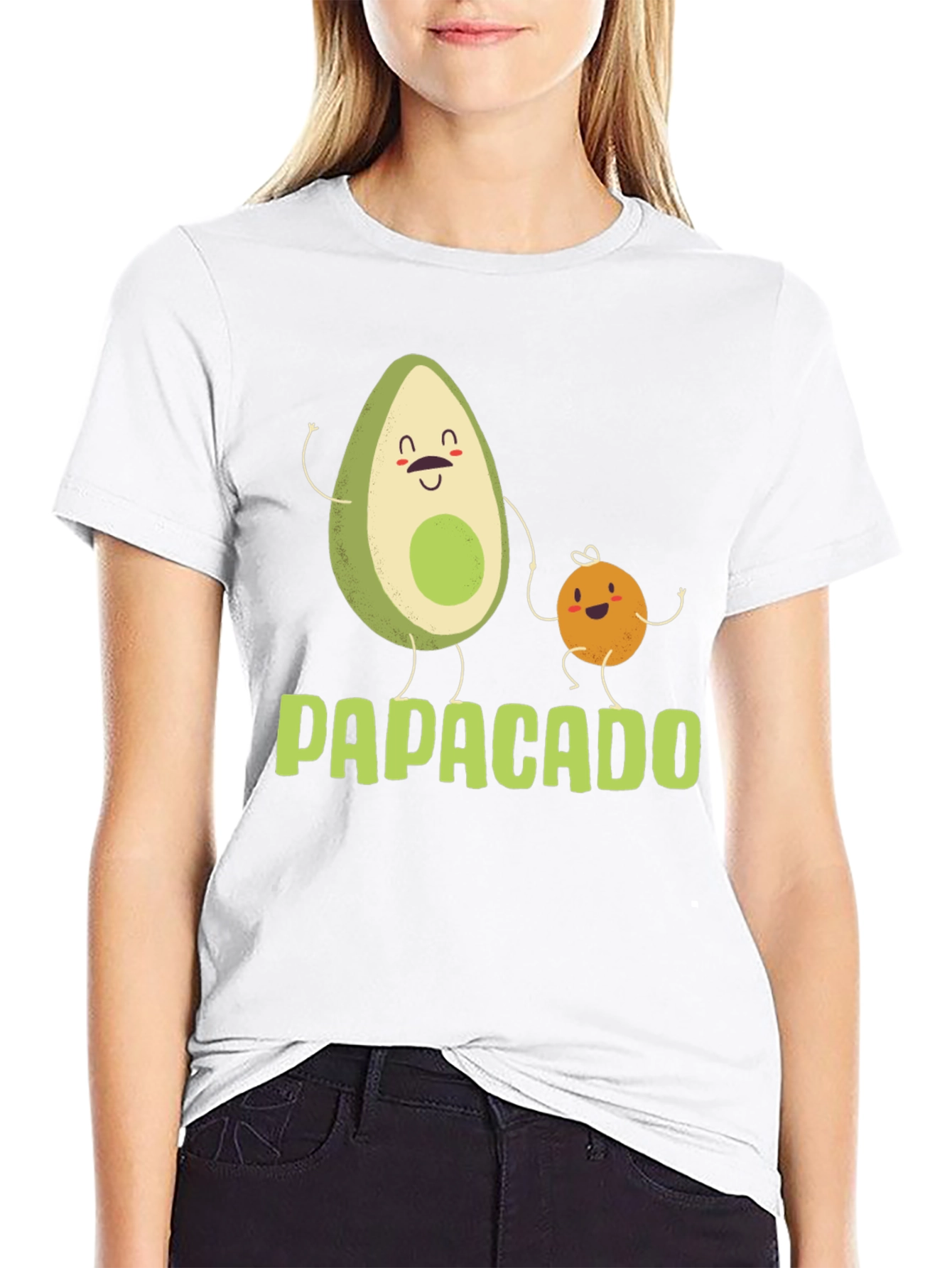 Papacado Dad & Baby Avocado Matching T-Shirt