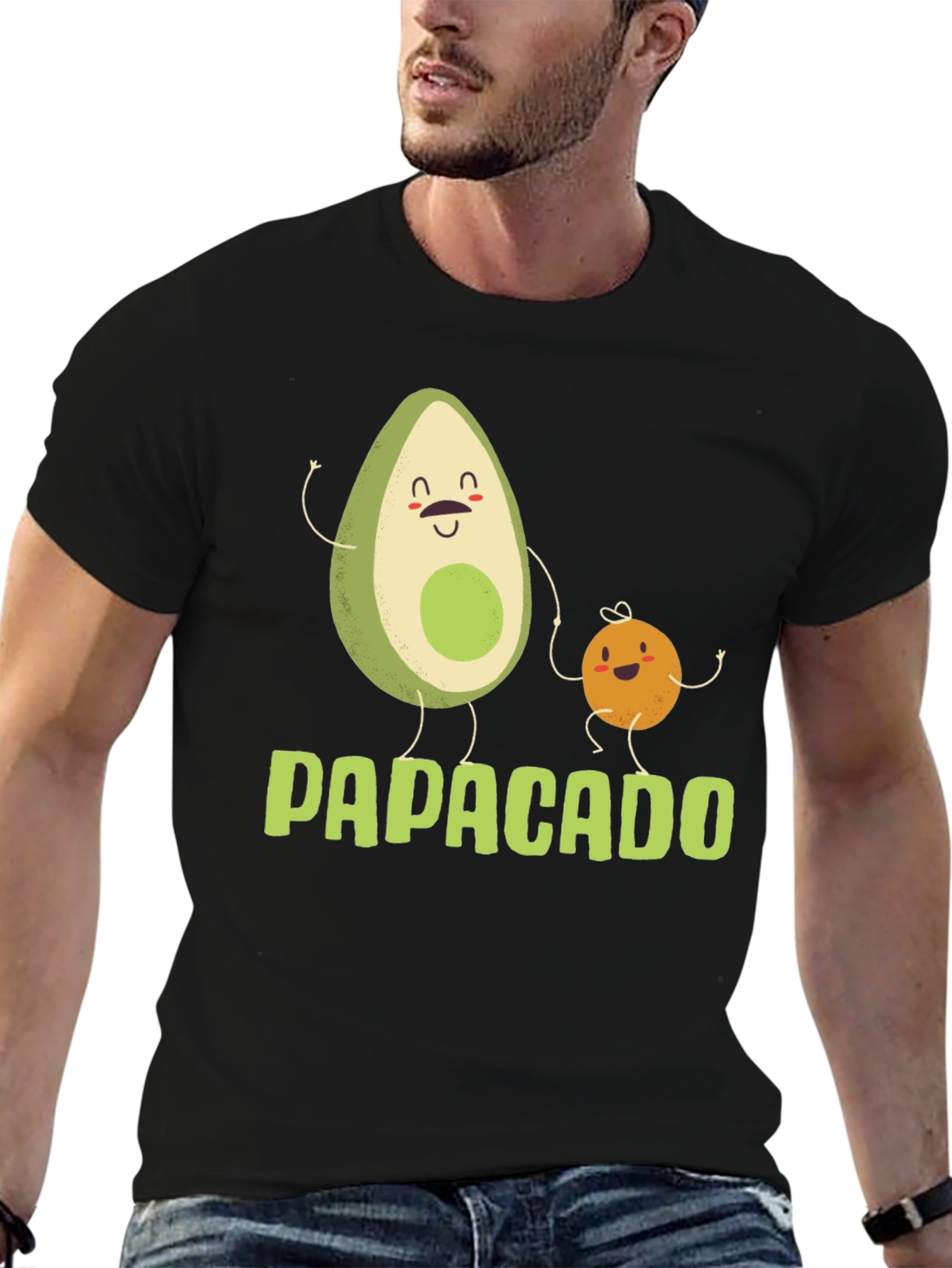 Papacado Dad & Baby Avocado Matching T-Shirt
