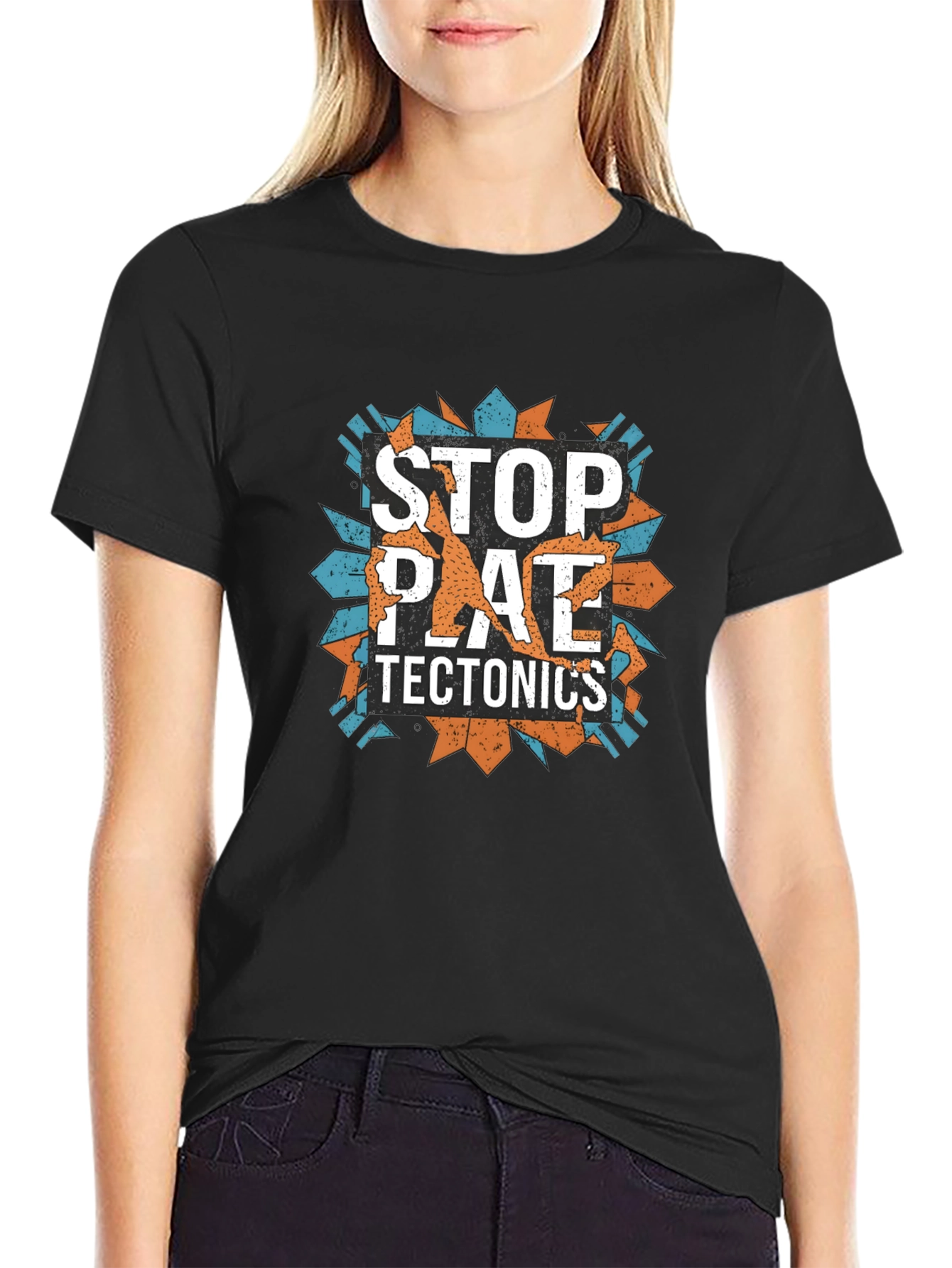Stop Plate Tectonics Graphic T-Shirt