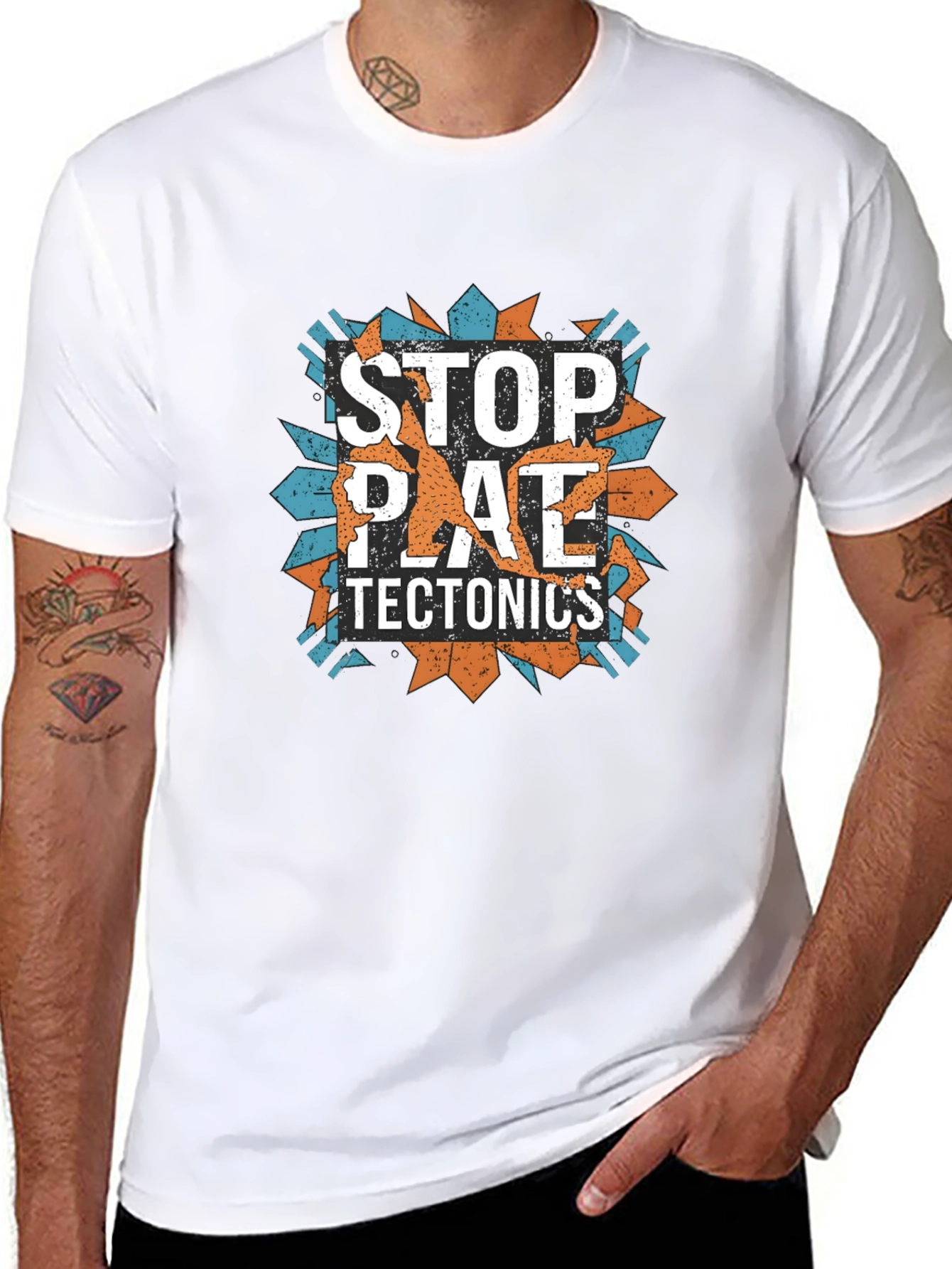 Stop Plate Tectonics Graphic T-Shirt