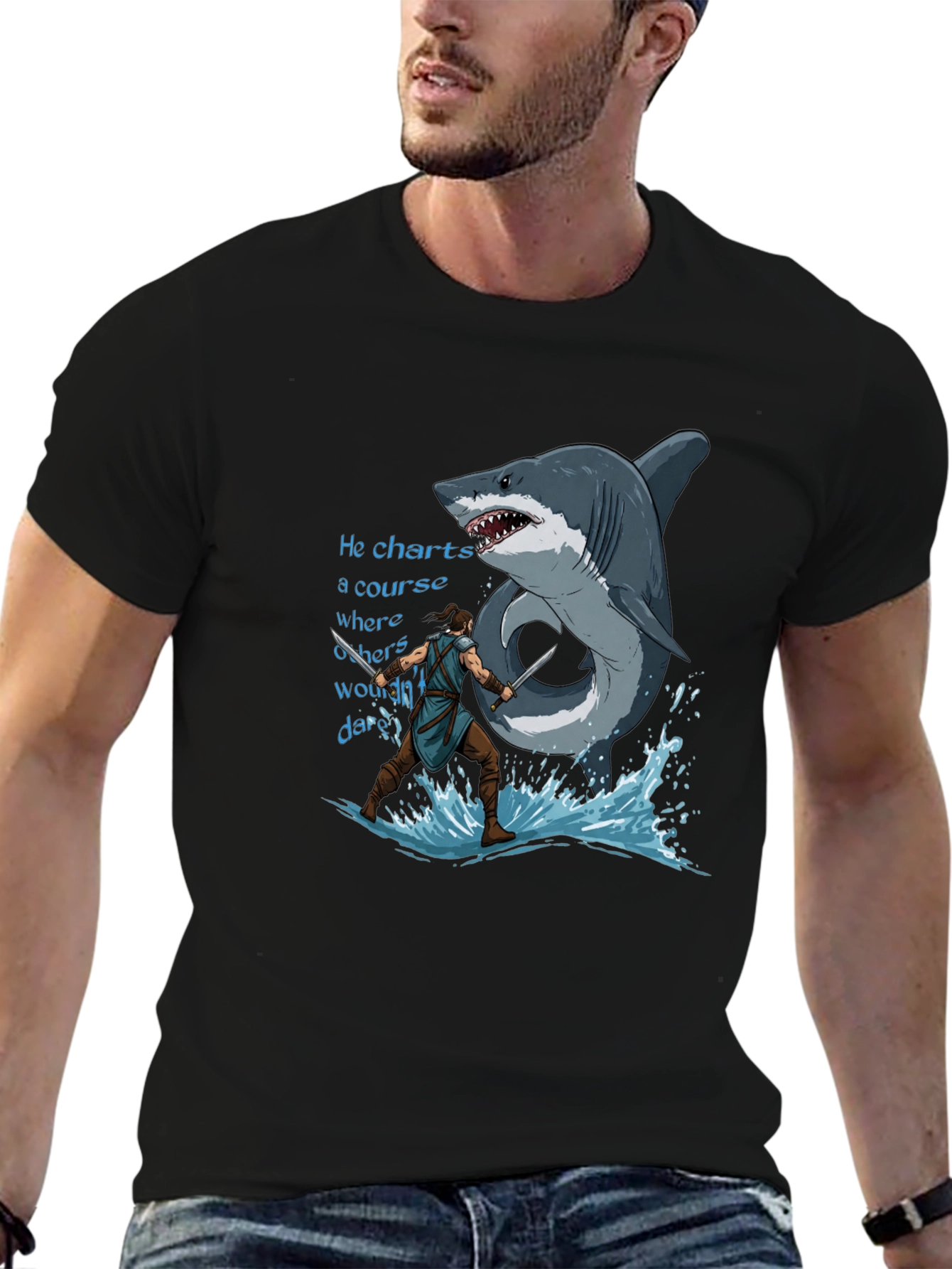 Shark Adventurer Graphic Tee